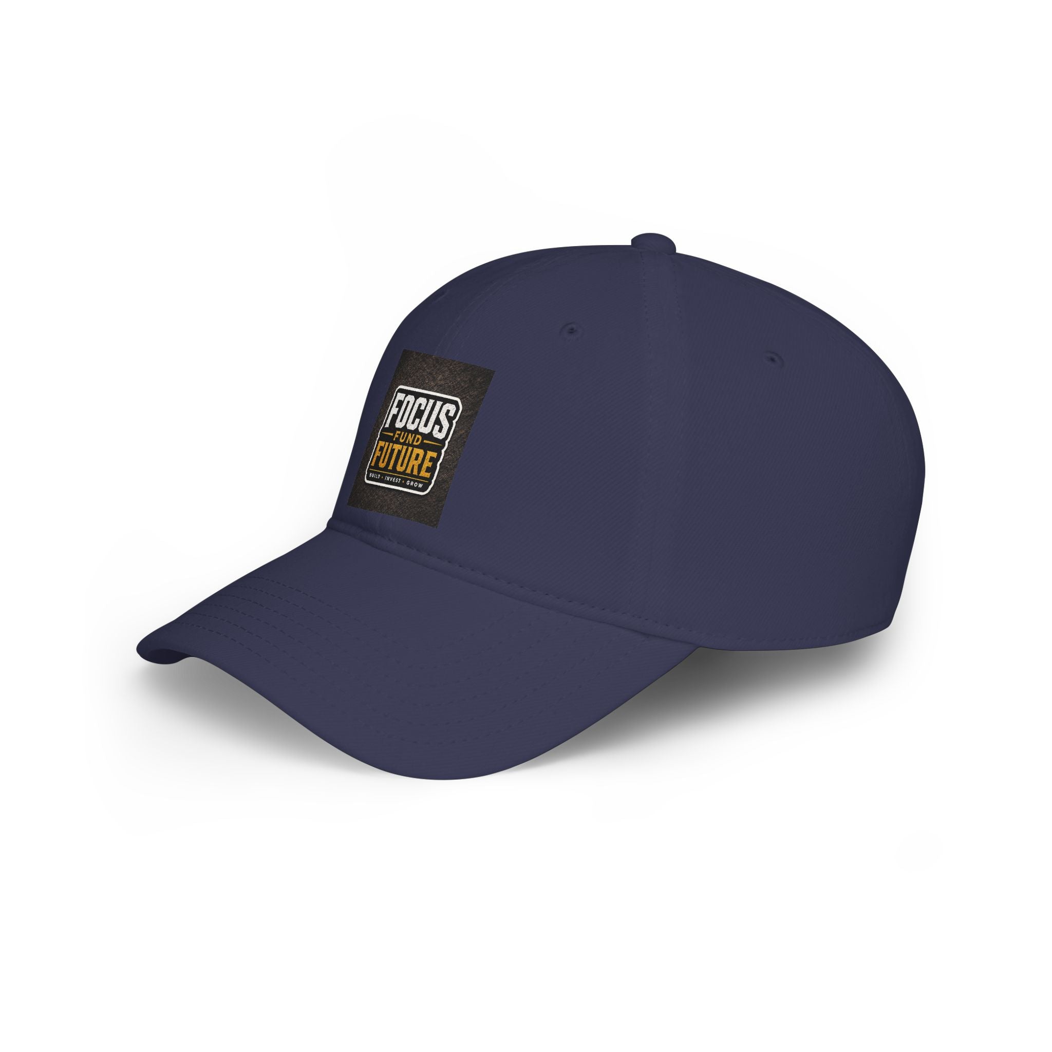 Low Profile Baseball Cap — "Focus and Future" Embroidered Patch Hat