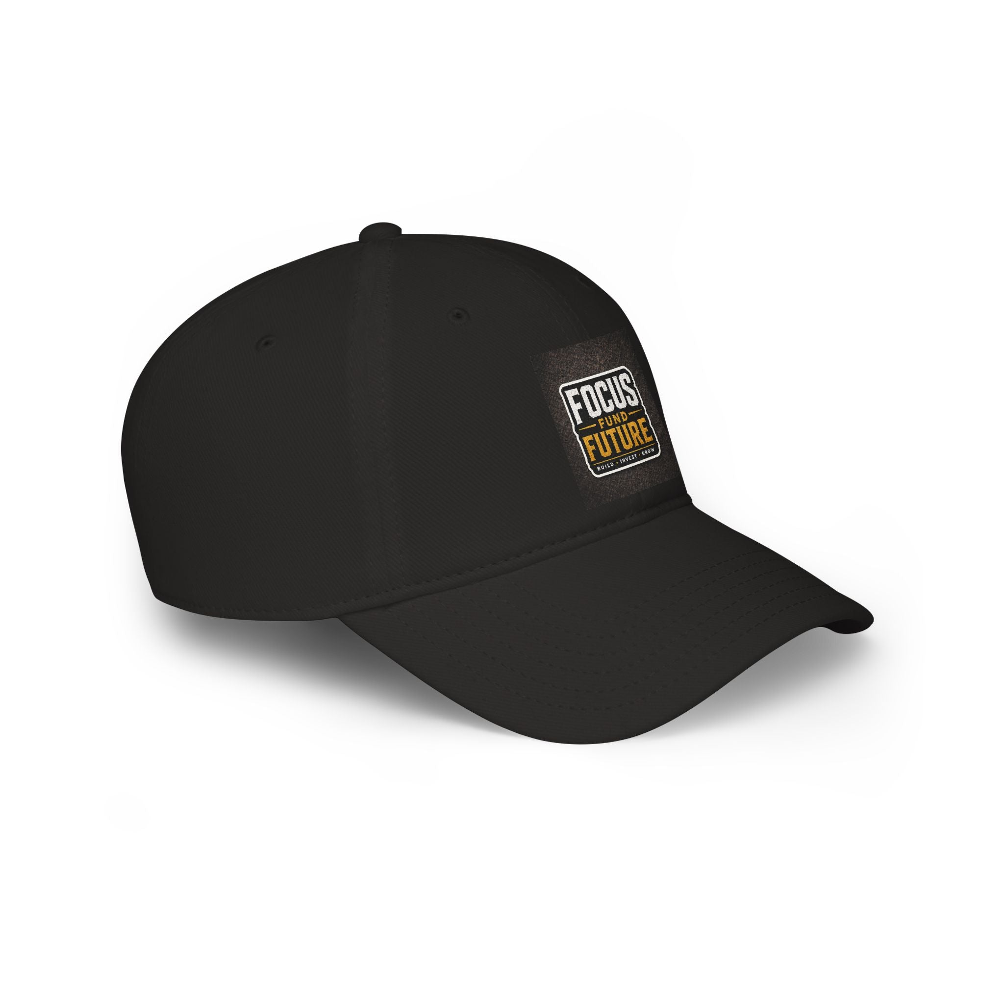 Low Profile Baseball Cap — "Focus and Future" Embroidered Patch Hat