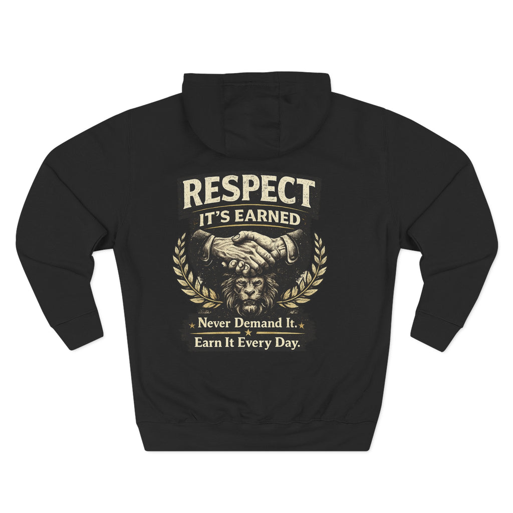 Three-Panel Fleece Hoodie