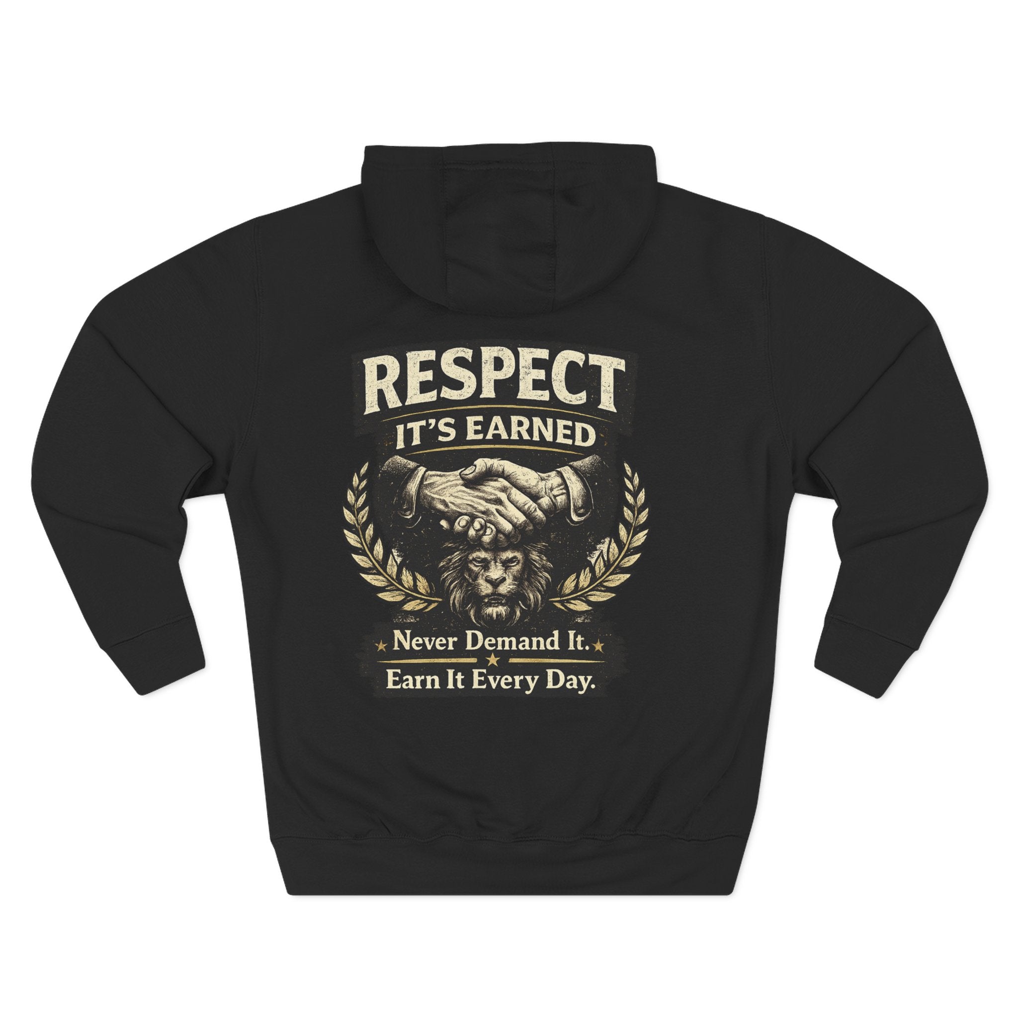 Three-Panel Fleece Hoodie