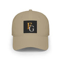 FG Monogram Low Profile Baseball Cap – Embroidered Gold & Silver Initials
