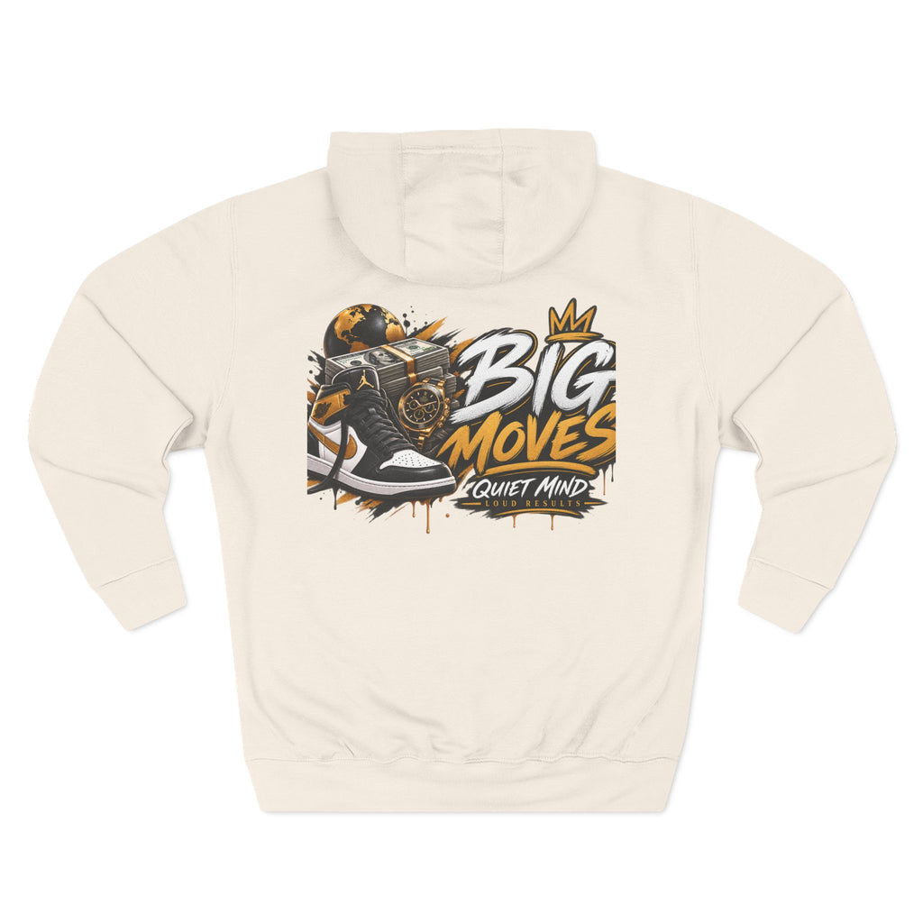 Big Moves Graphic Hoodie — 'Big Moves, Quiet Mind' Streetwear Pullover