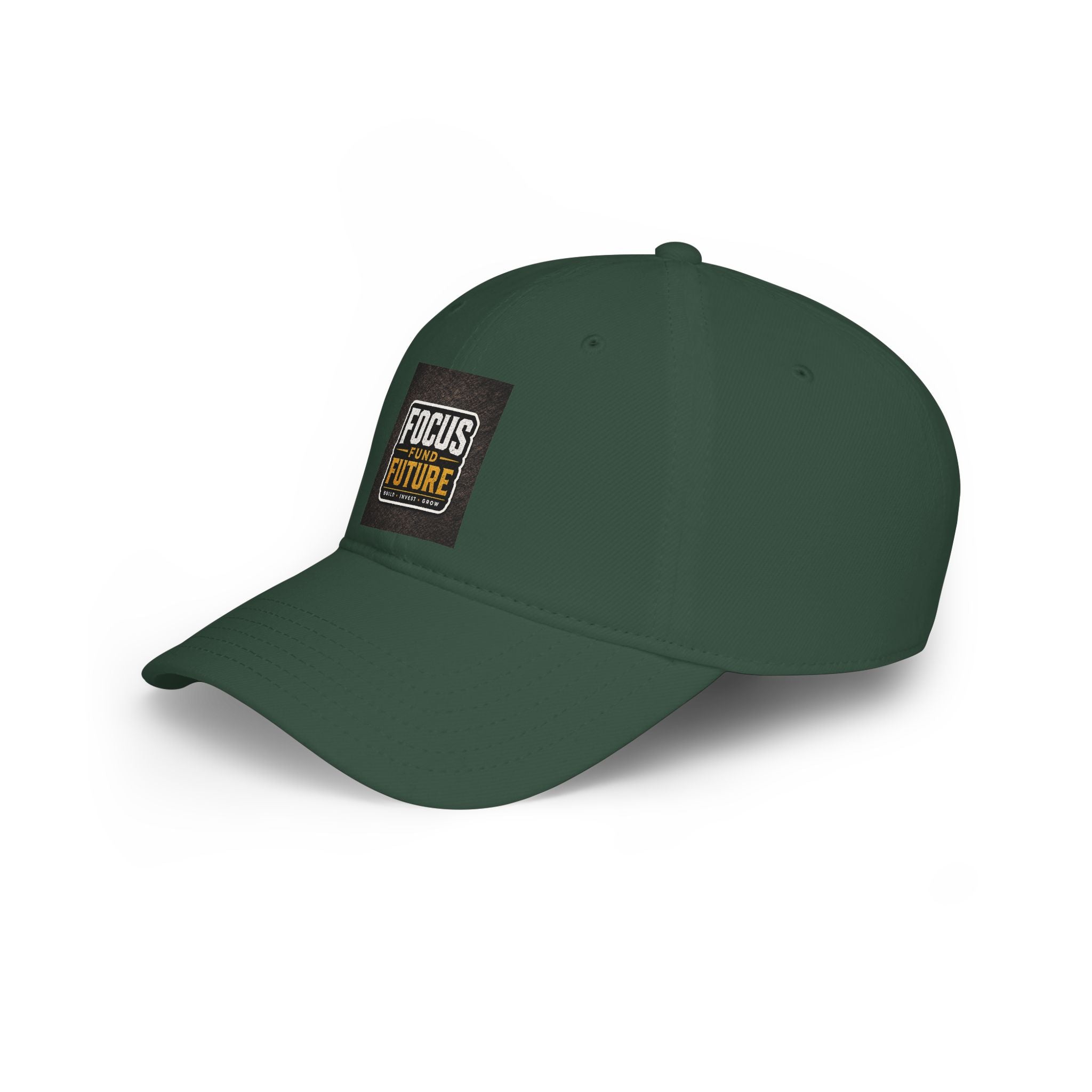 Low Profile Baseball Cap — "Focus and Future" Embroidered Patch Hat