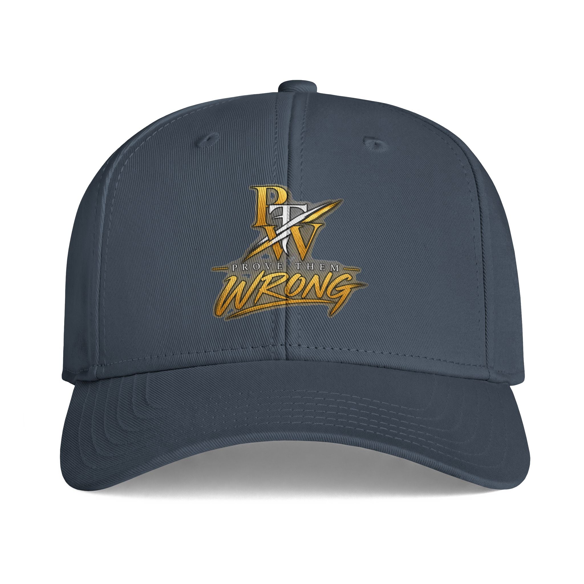 Wrong Icon Cap - Retro Lightning Logo Embroidered Baseball Hat