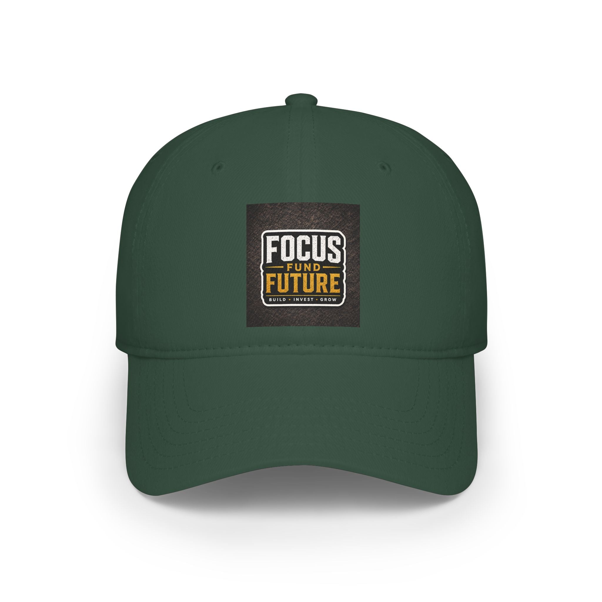 Low Profile Baseball Cap — "Focus and Future" Embroidered Patch Hat