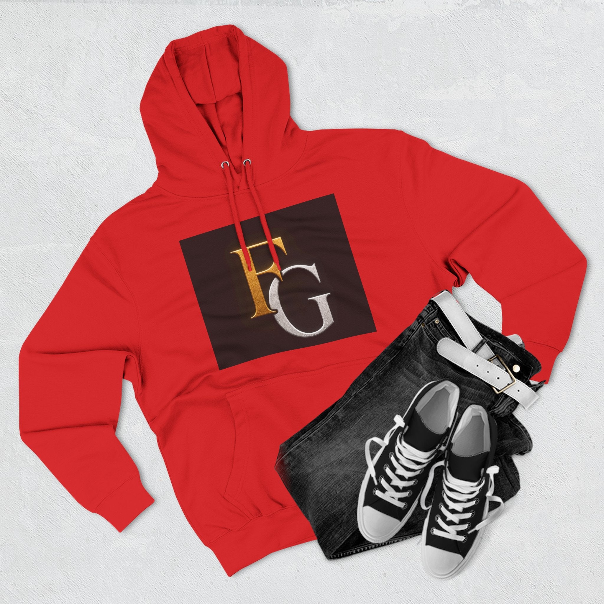 Still Standing Lion Hoodie — Inspirational Graphic Fleece Hoodie