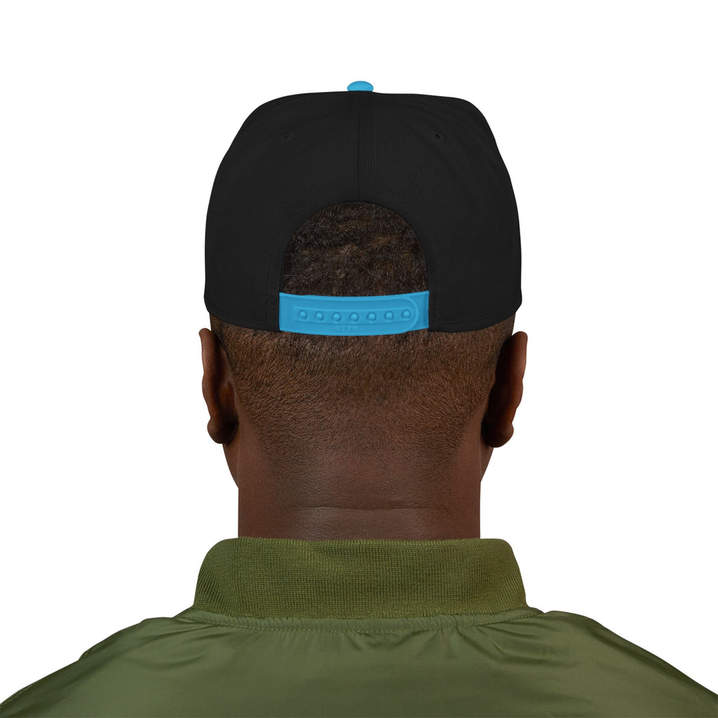 Snapback Hat - Camo Bear Embroidered Patch Cap