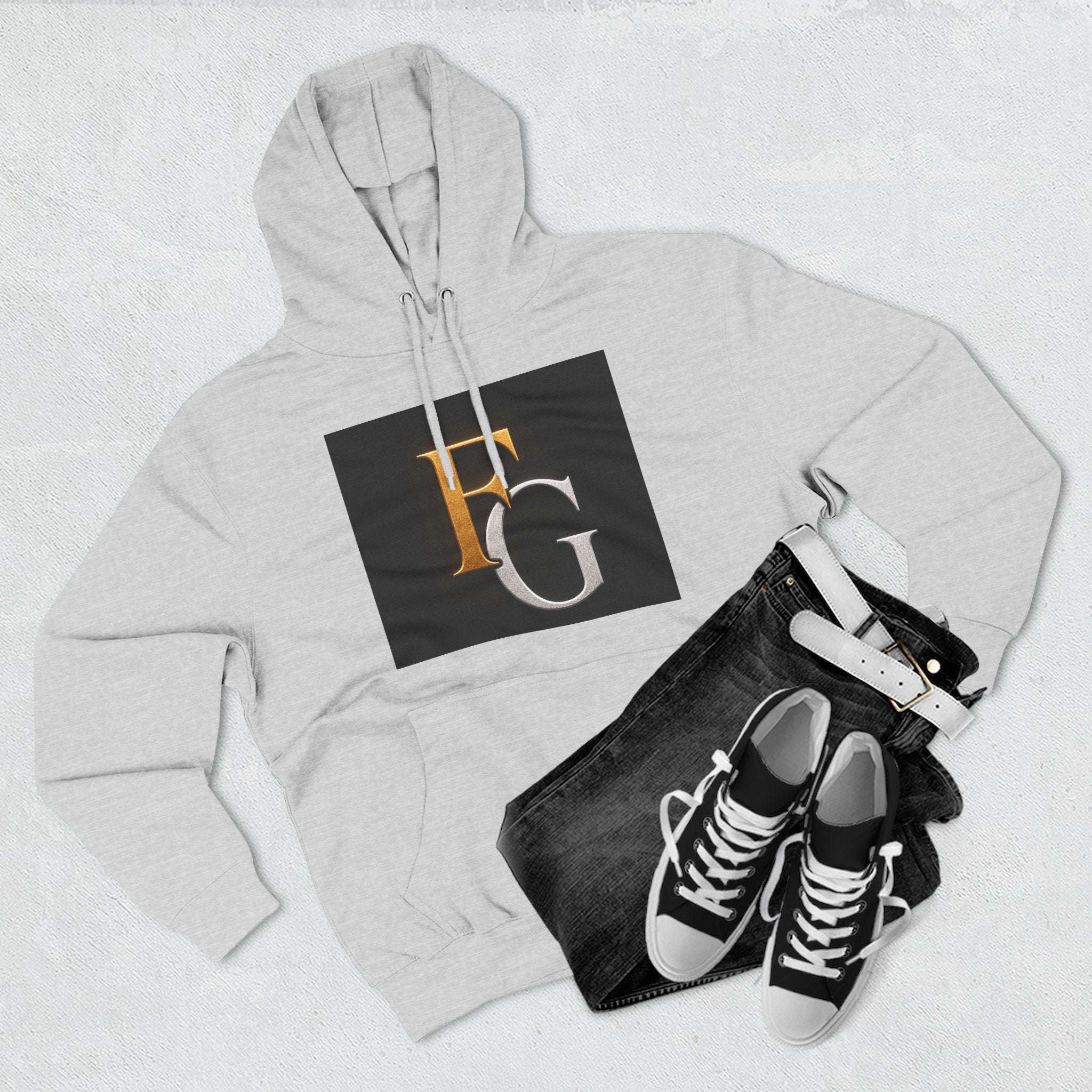 Still Standing Lion Hoodie — Inspirational Graphic Fleece Hoodie