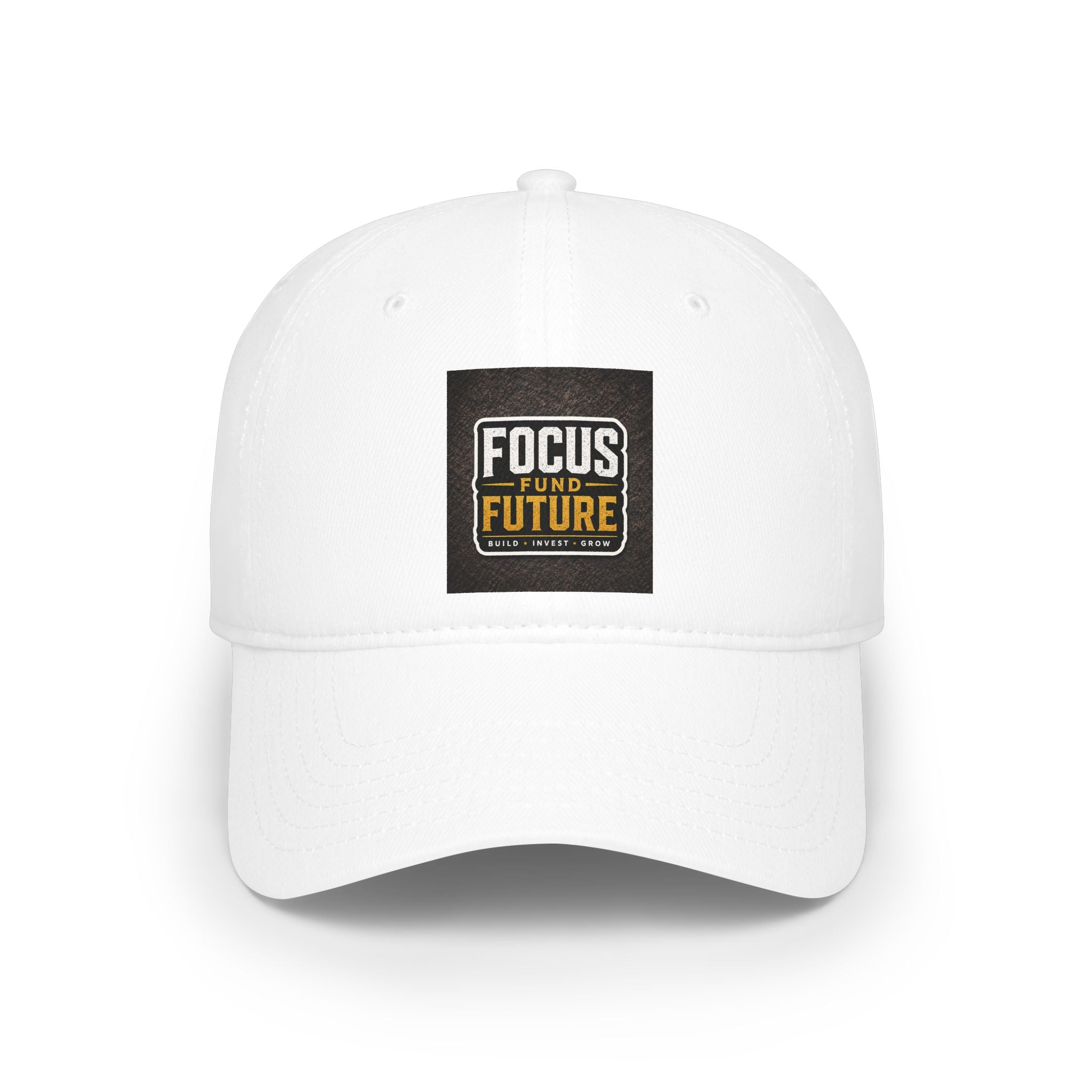 Low Profile Baseball Cap — "Focus and Future" Embroidered Patch Hat