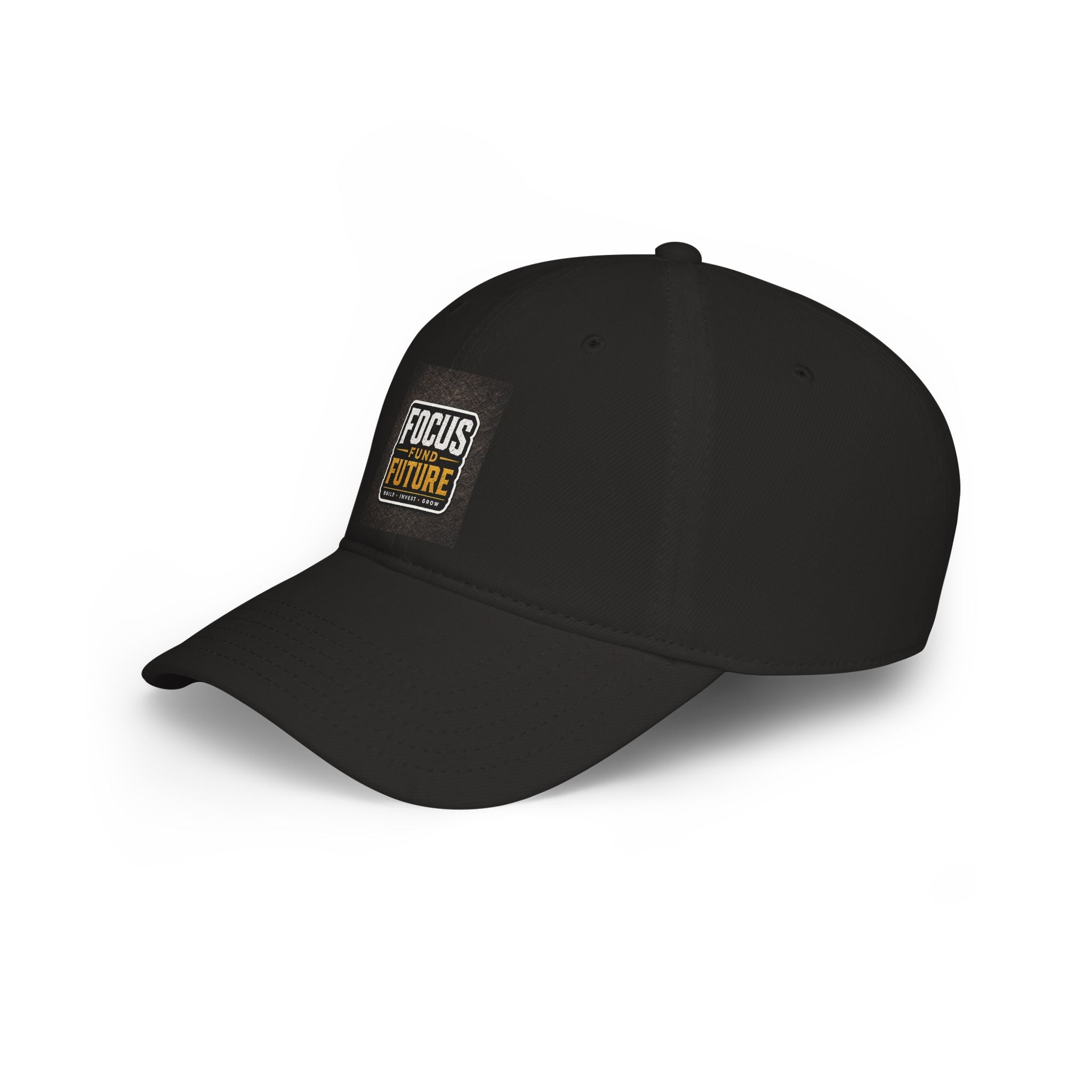 Low Profile Baseball Cap — "Focus and Future" Embroidered Patch Hat