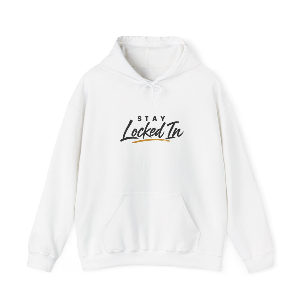 Stay Locked In Hoodie — "Big Dreams, Small Steps" Motivational Graphic Hoodie