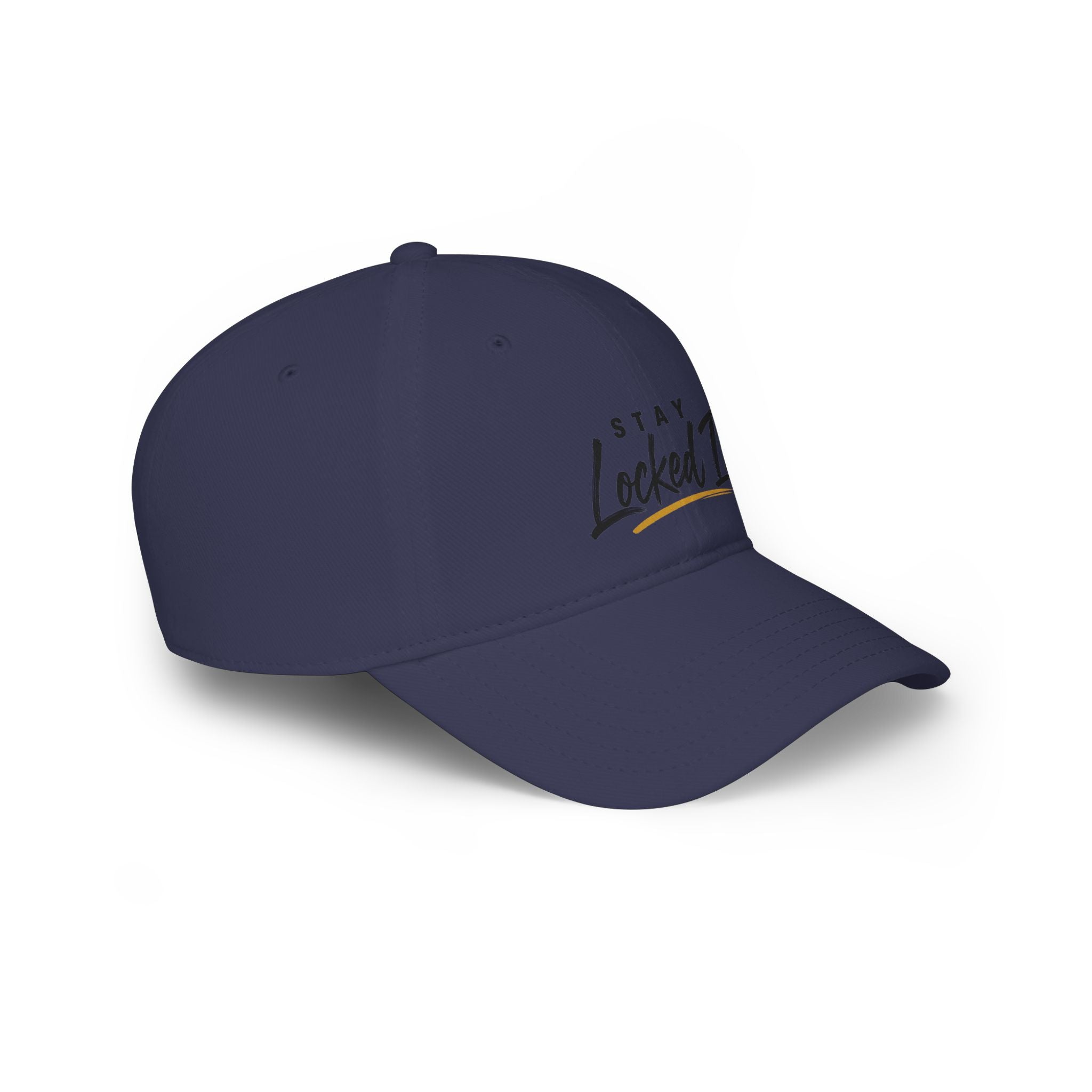 Stay Locked In Baseball Cap — Low Profile Red Dad Hat