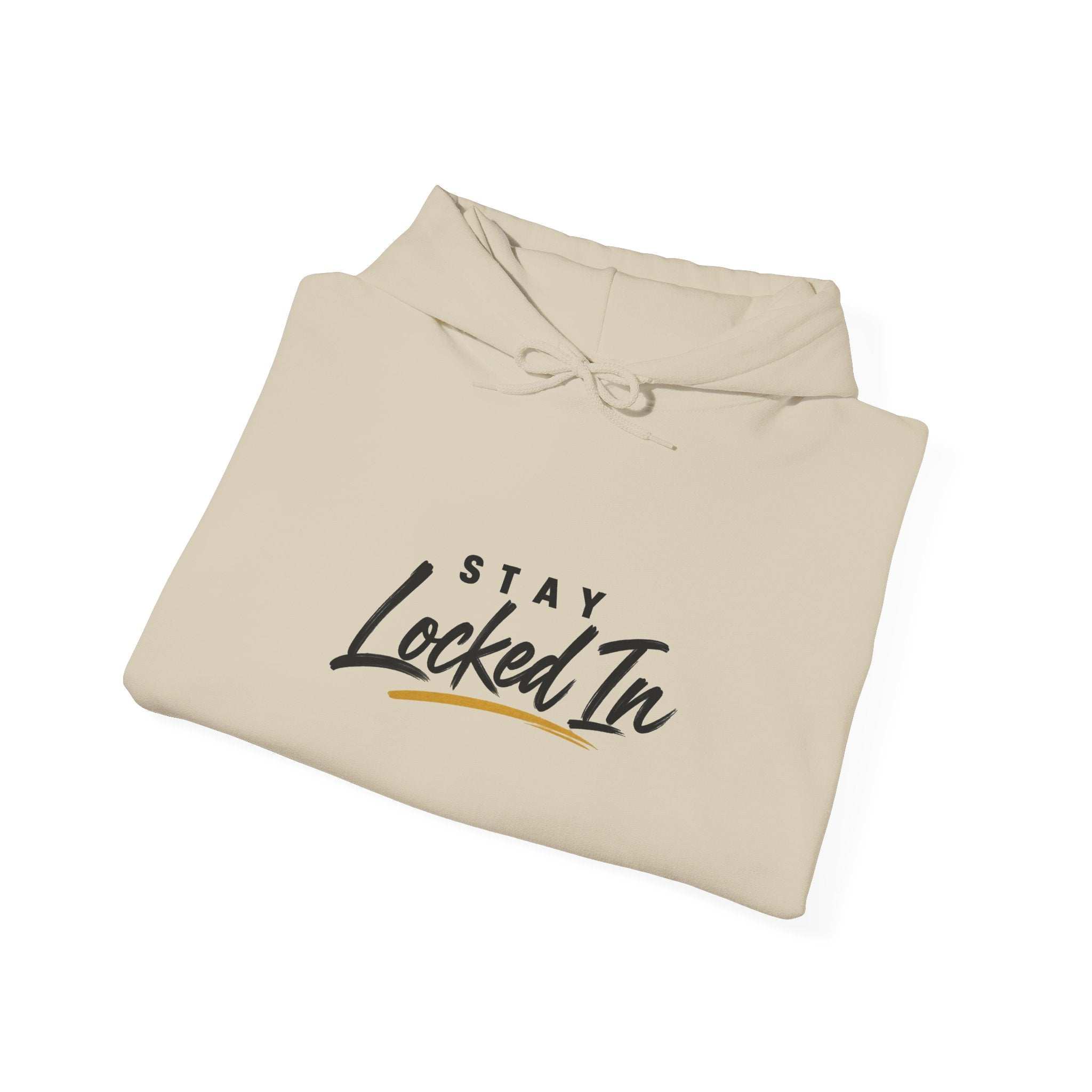 Stay Locked In Hoodie — "Big Dreams, Small Steps" Motivational Graphic Hoodie