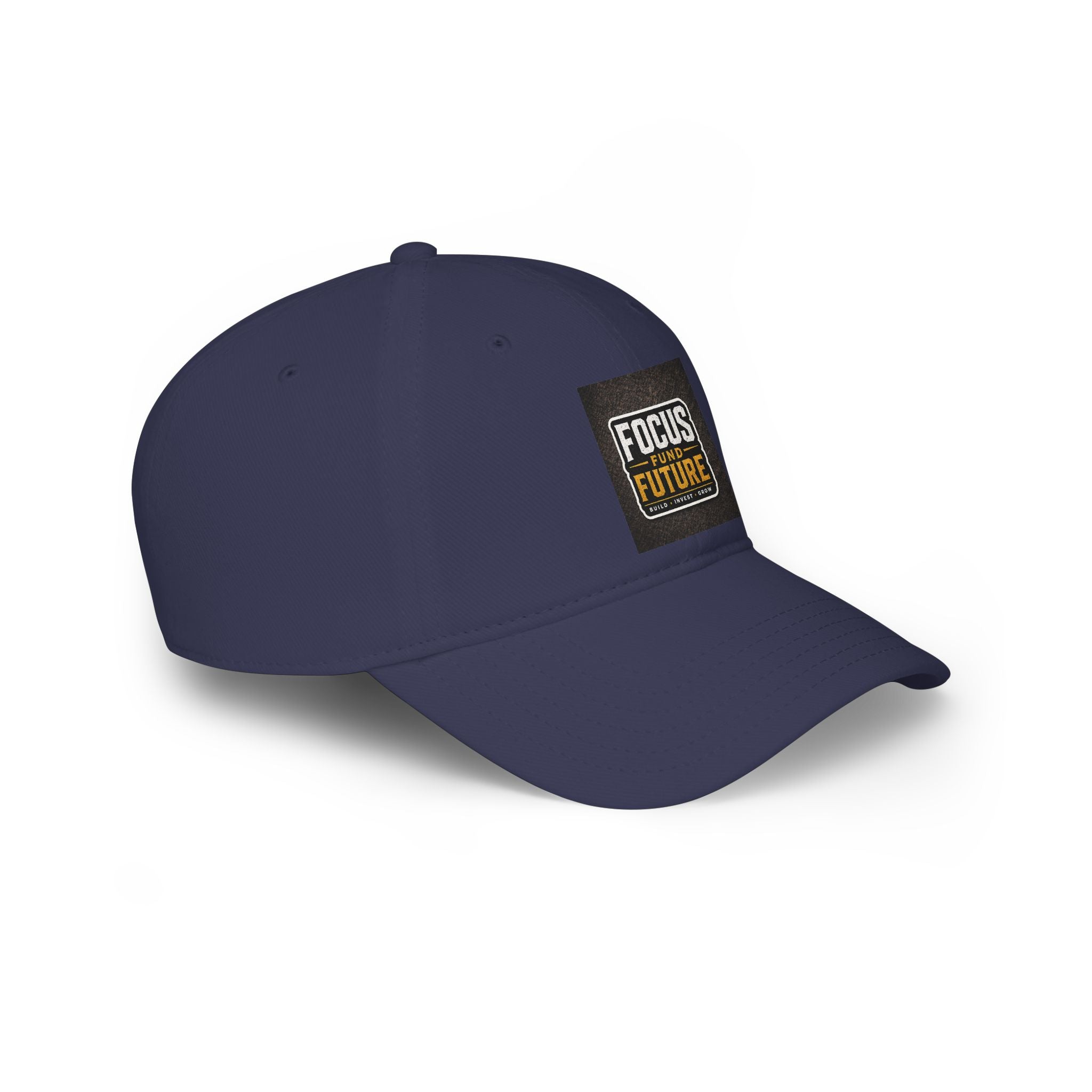 Low Profile Baseball Cap — "Focus and Future" Embroidered Patch Hat