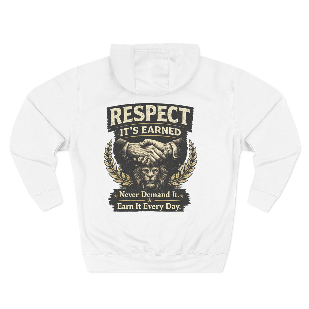 Three-Panel Fleece Hoodie
