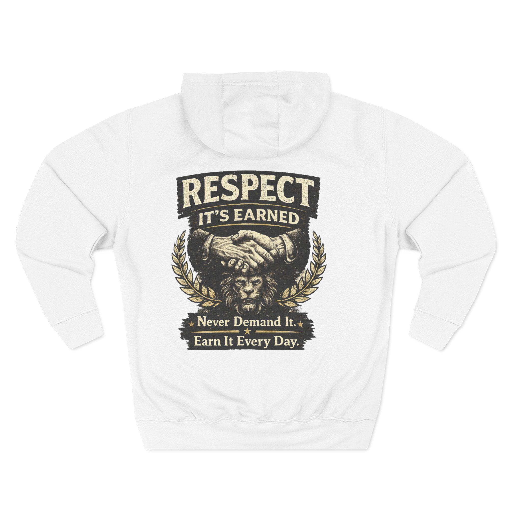 Three-Panel Fleece Hoodie