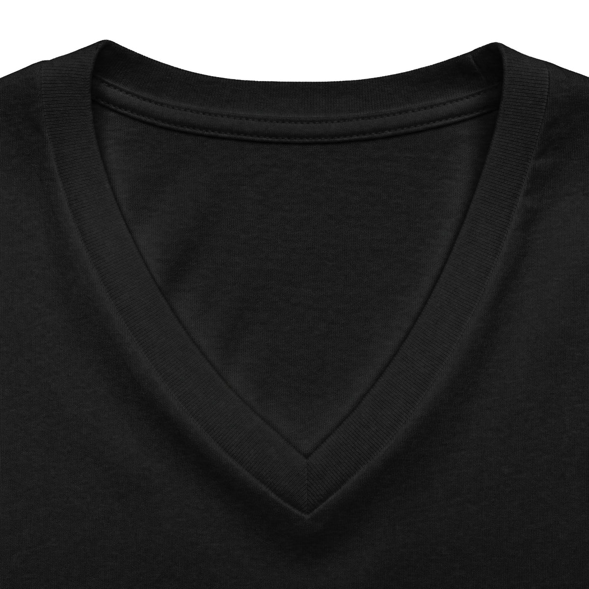 Spooky Season V-Neck Tee — Afro Woman Halloween Graphic