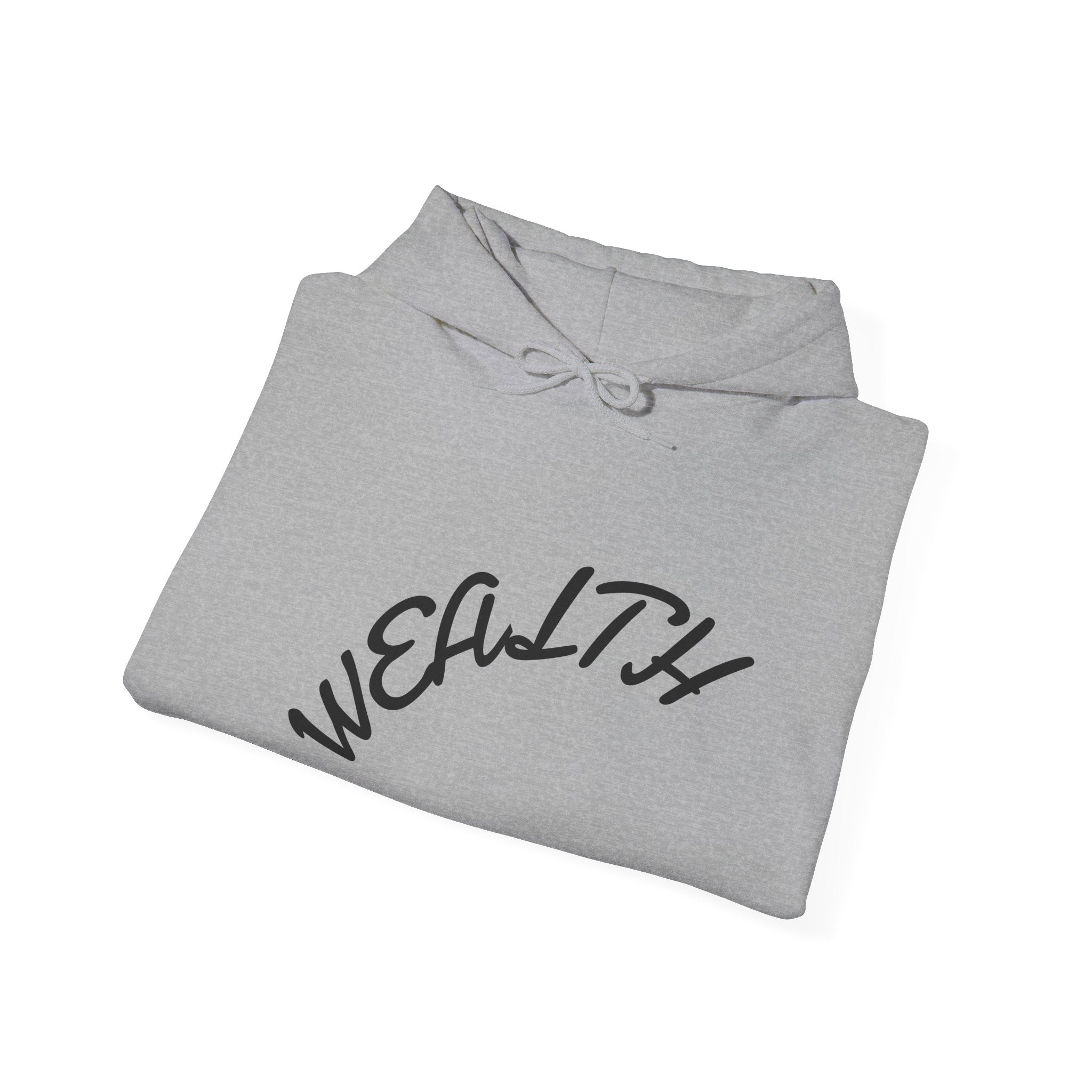 Wealth Hoodie — "Wealth Is The Persistence" Motivational Pullover
