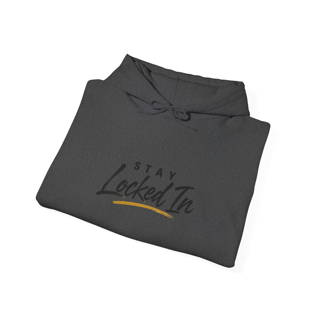 Stay Locked In Hoodie — "Big Dreams, Small Steps" Motivational Graphic Hoodie