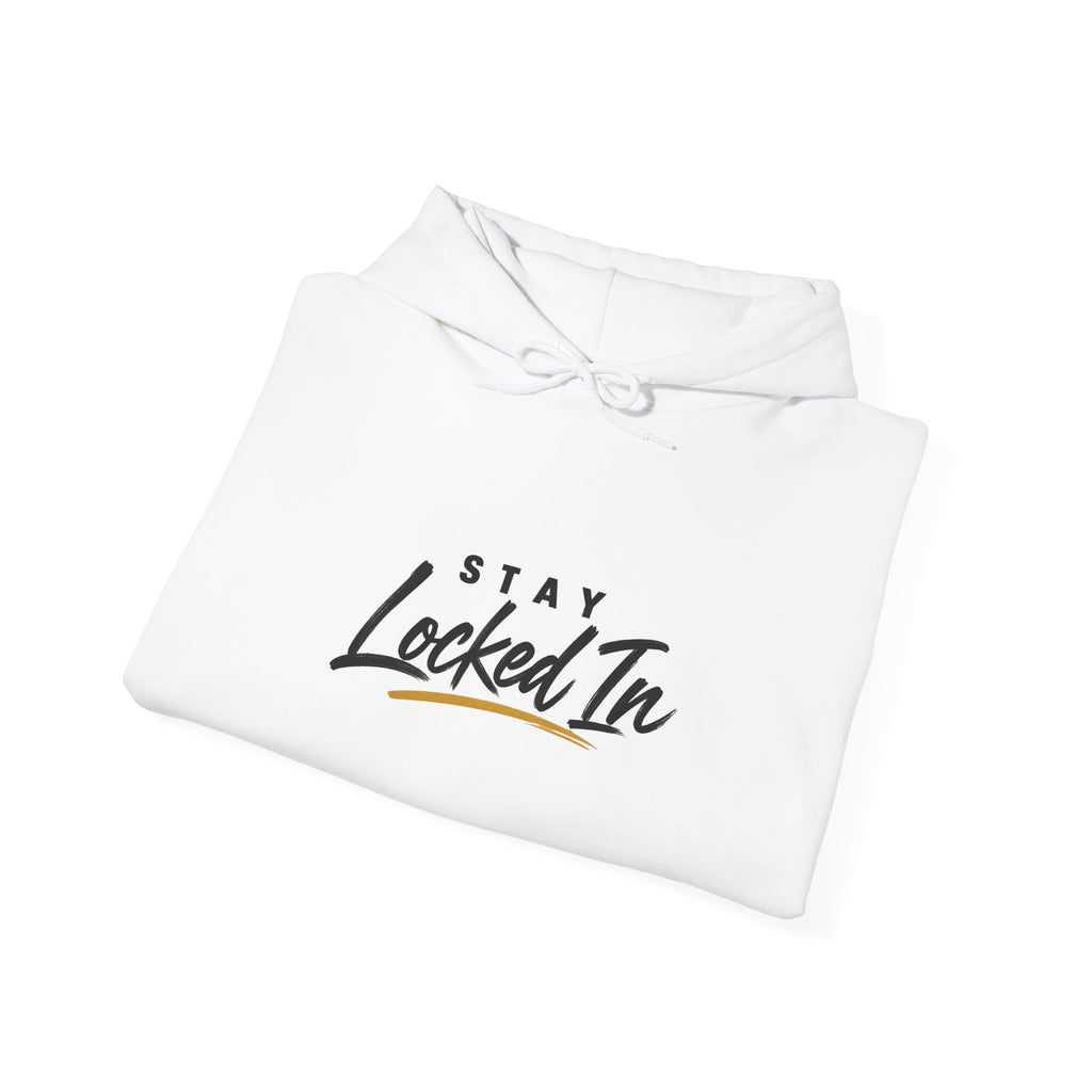 Stay Locked In Hoodie — "Big Dreams, Small Steps" Motivational Graphic Hoodie