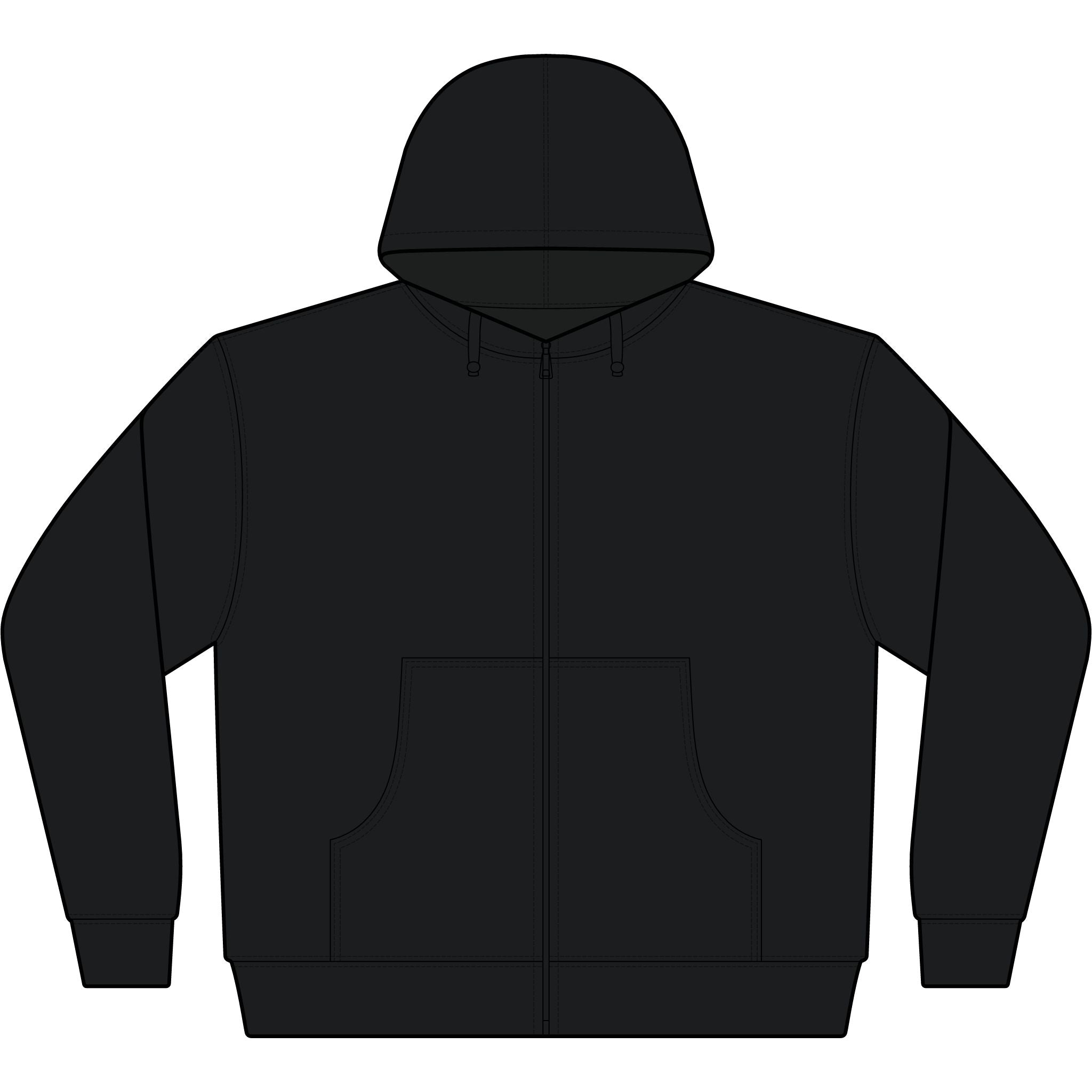 Sherpa-Lined Full-Zip Hoodie
