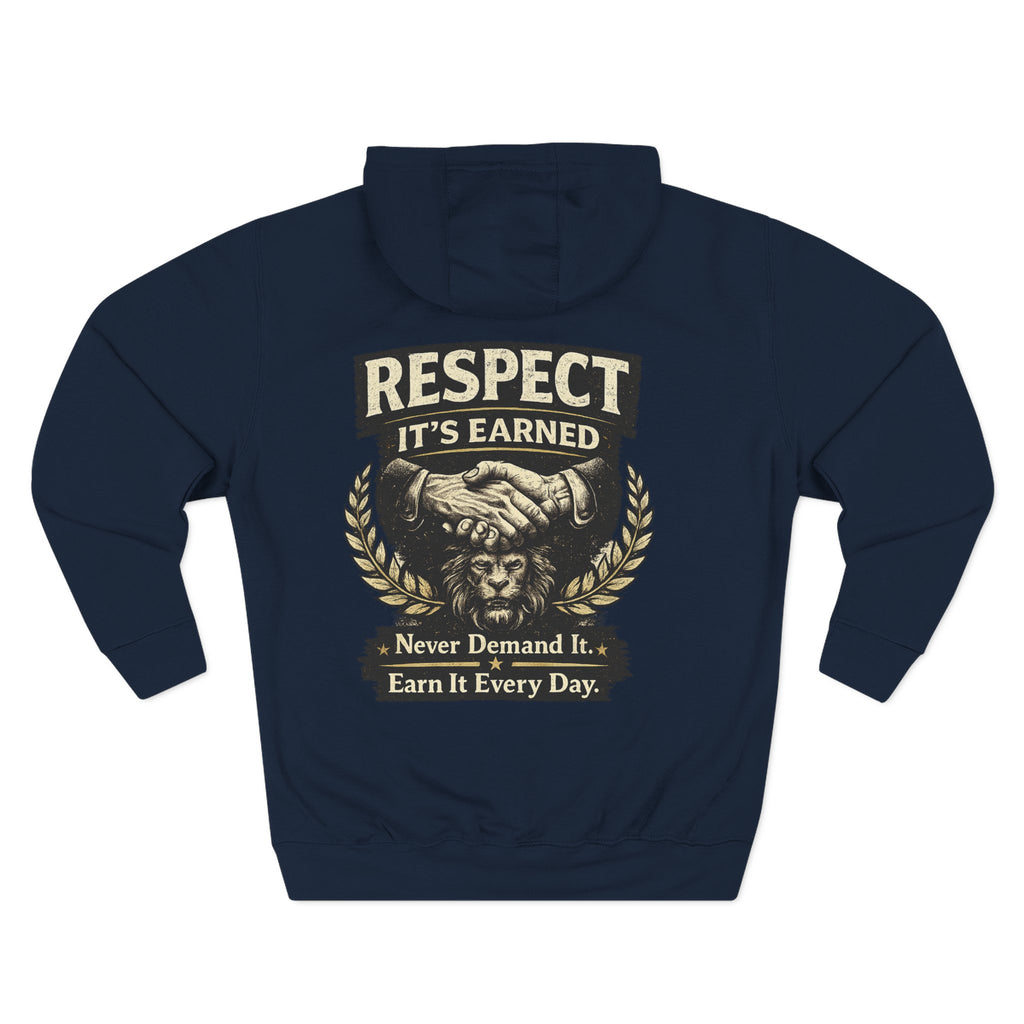 Three-Panel Fleece Hoodie