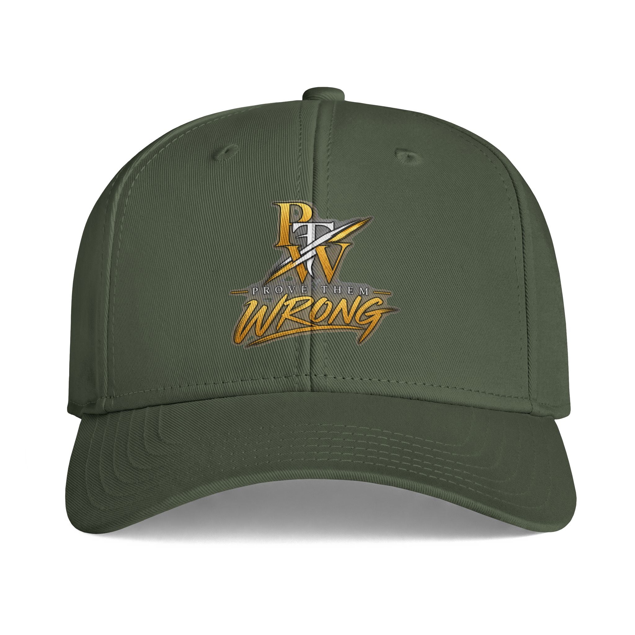 Wrong Icon Cap - Retro Lightning Logo Embroidered Baseball Hat