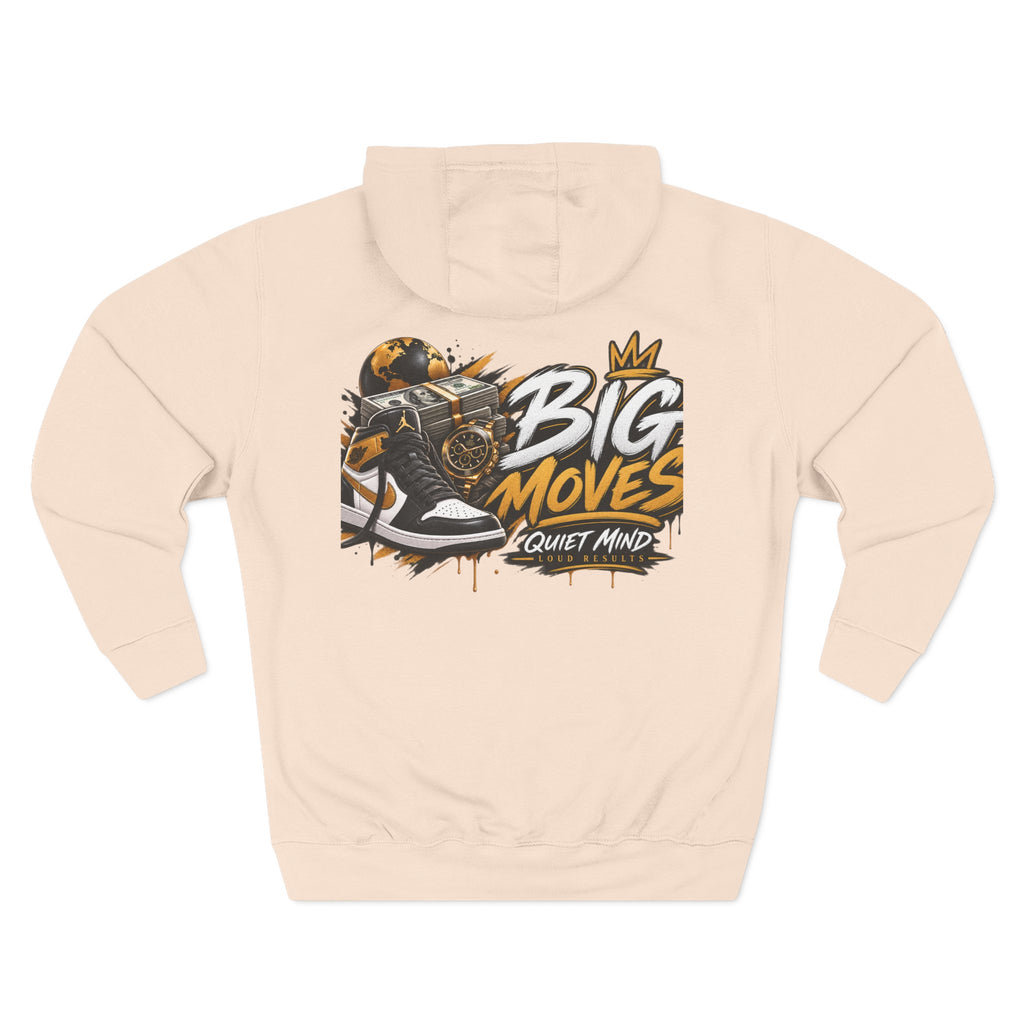 Big Moves Graphic Hoodie — 'Big Moves, Quiet Mind' Streetwear Pullover