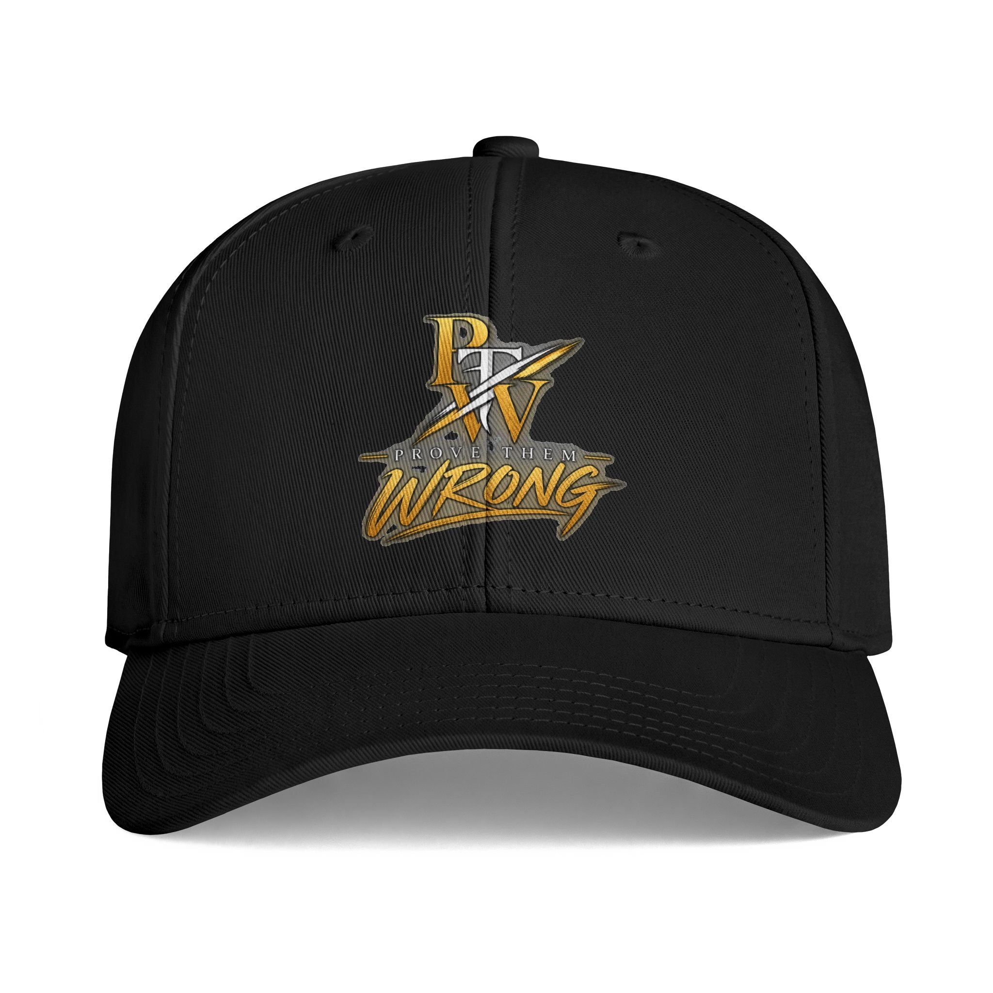 Wrong Icon Cap - Retro Lightning Logo Embroidered Baseball Hat