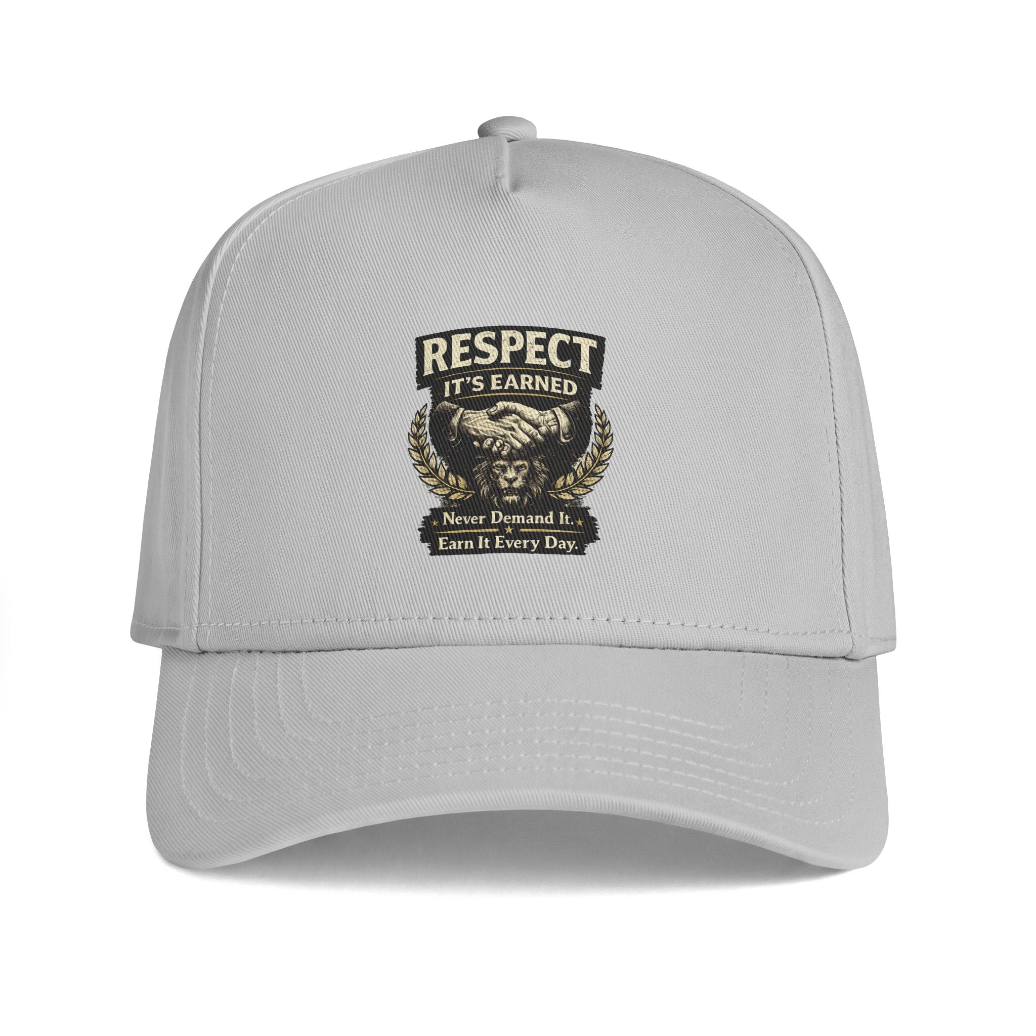 Respect It's Earned Trucker Cap — Motivational Military-Style Snapback