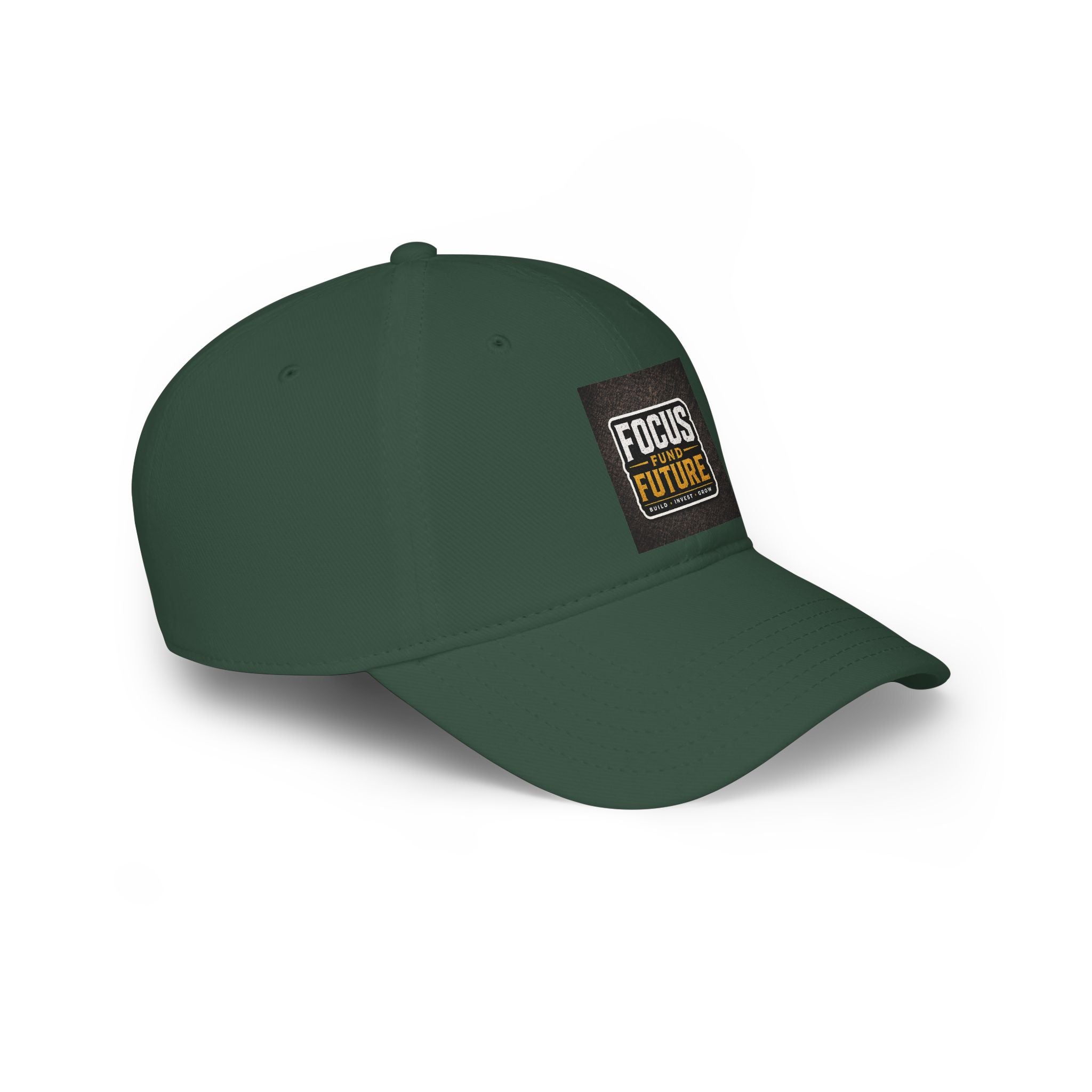 Low Profile Baseball Cap — "Focus and Future" Embroidered Patch Hat