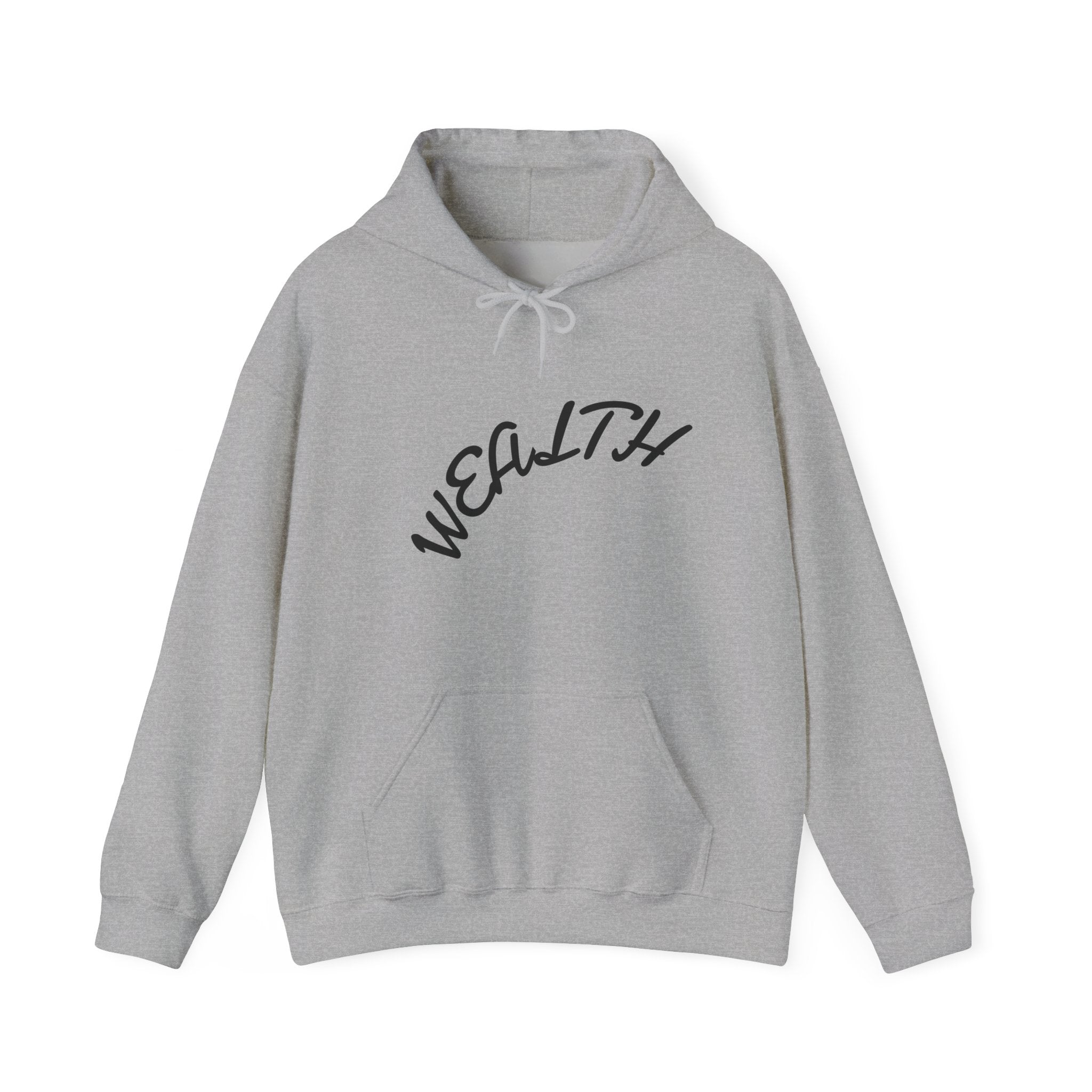 Wealth Hoodie — "Wealth Is The Persistence" Motivational Pullover