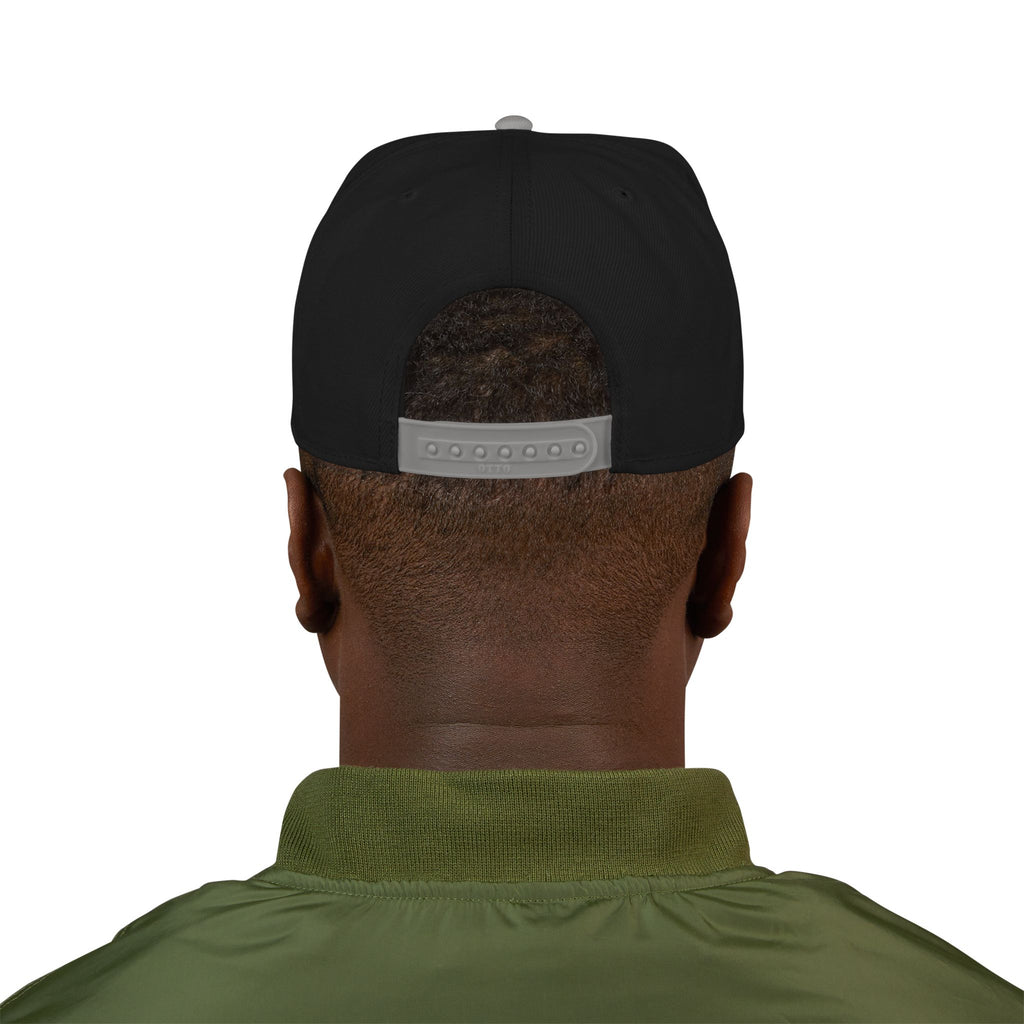 Snapback Hat - Camo Bear Embroidered Patch Cap