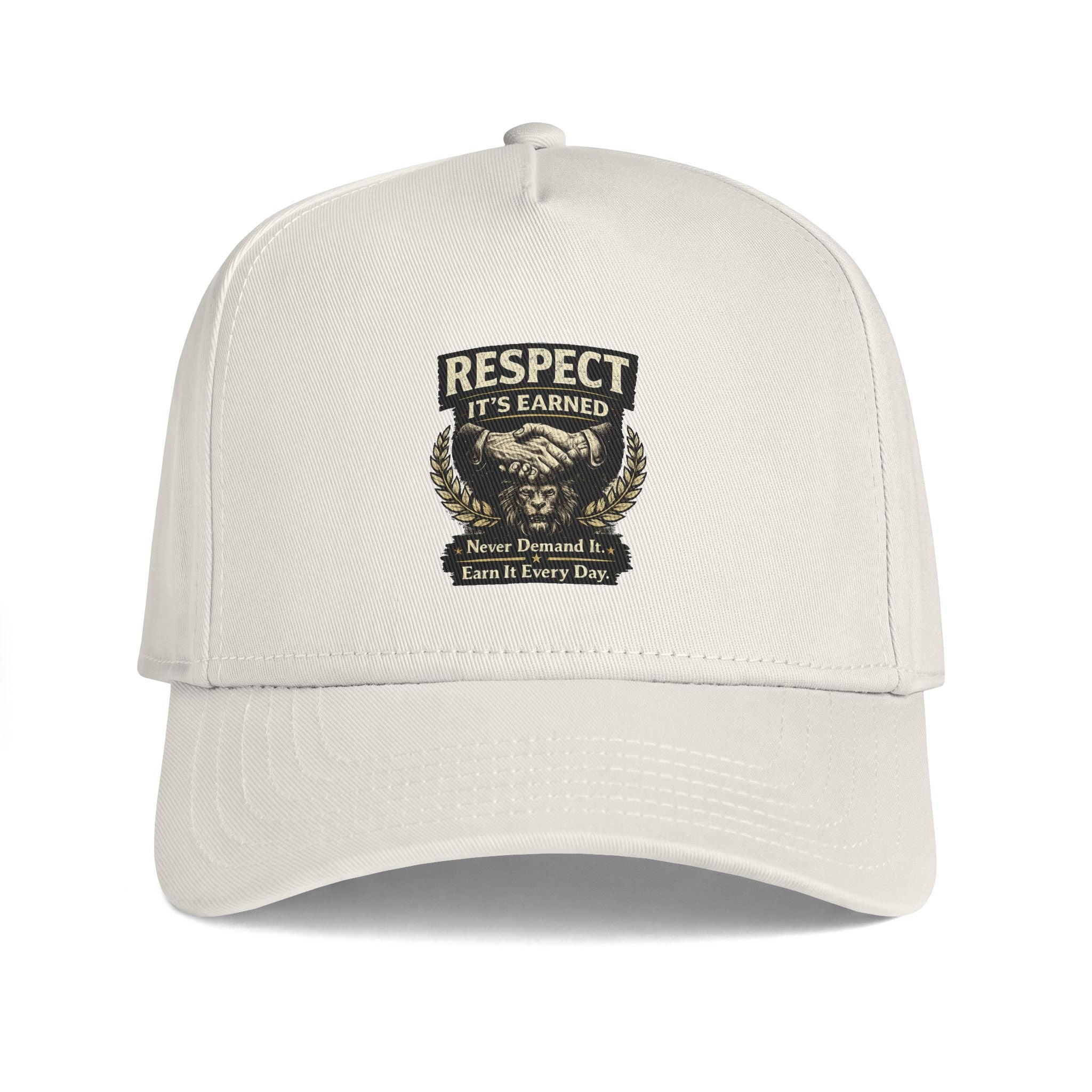 Respect It's Earned Trucker Cap — Motivational Military-Style Snapback