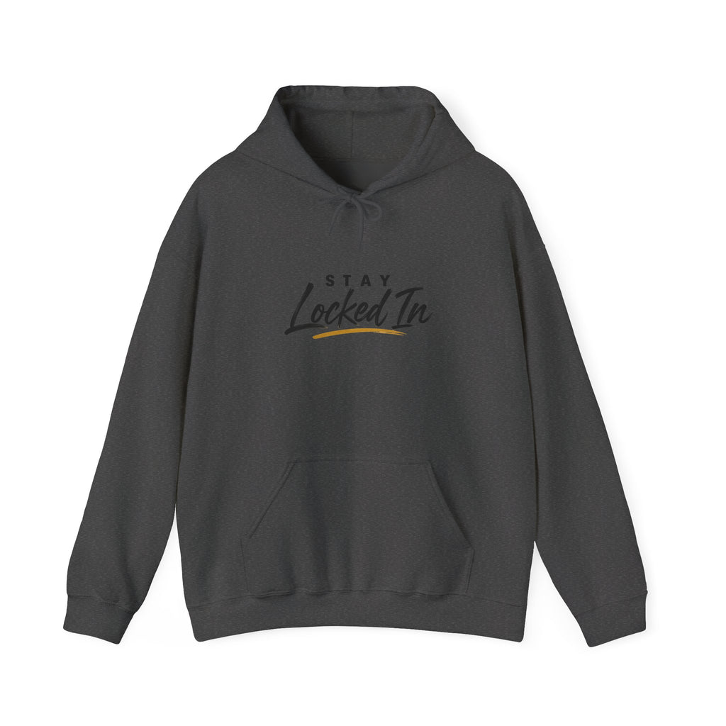 Stay Locked In Hoodie — "Big Dreams, Small Steps" Motivational Graphic Hoodie