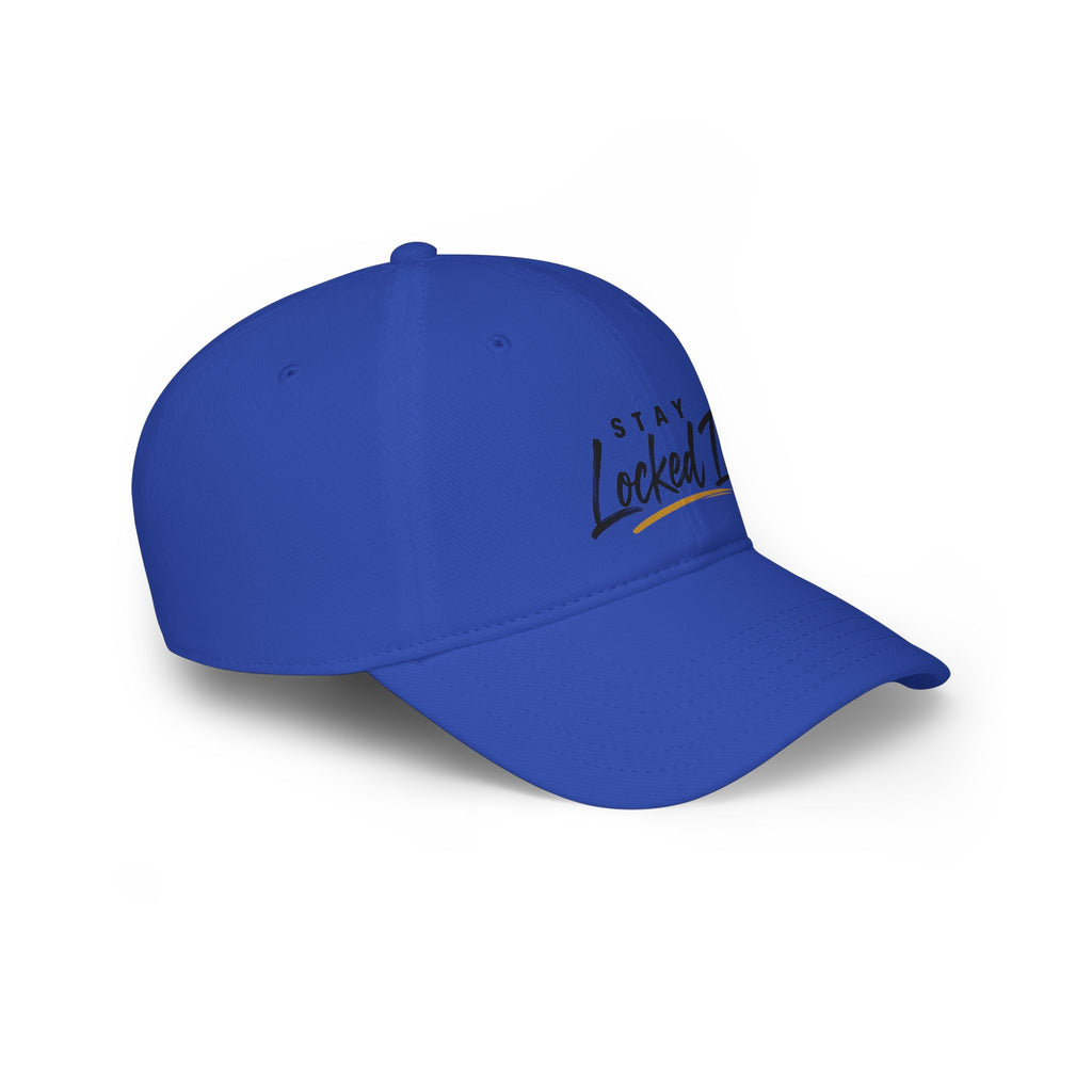 Stay Locked In Baseball Cap — Low Profile Red Dad Hat
