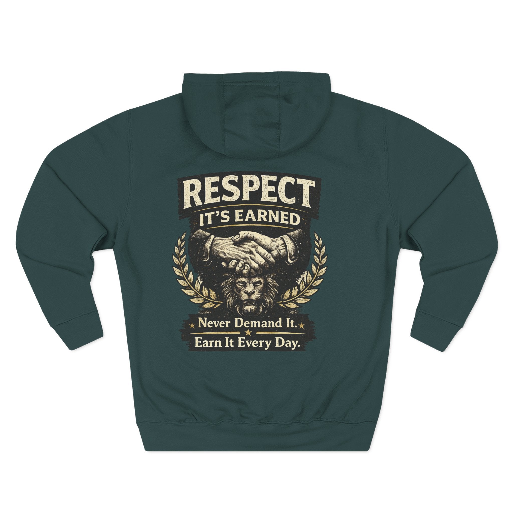 Three-Panel Fleece Hoodie