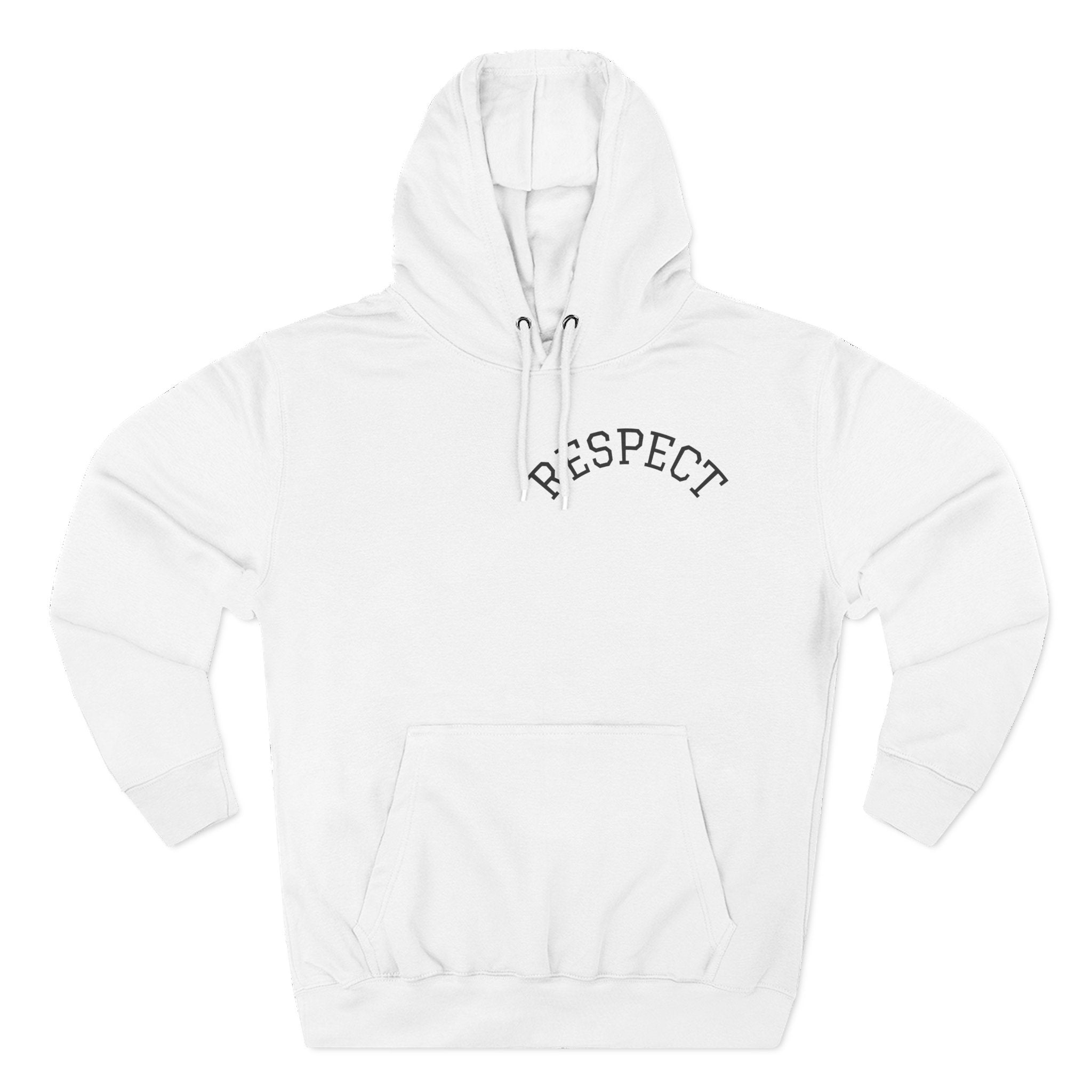 Three-Panel Fleece Hoodie