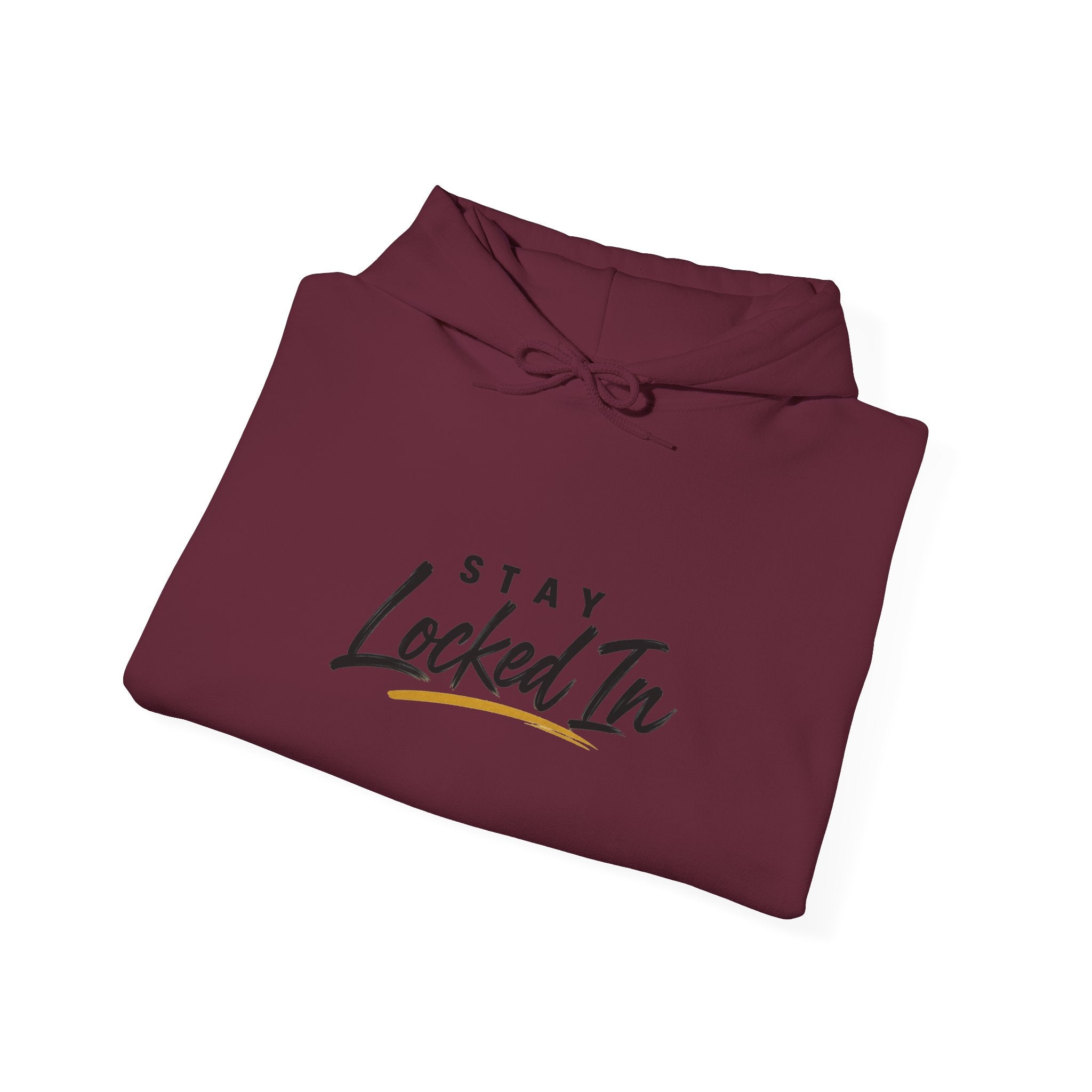 Stay Locked In Hoodie — "Big Dreams, Small Steps" Motivational Graphic Hoodie
