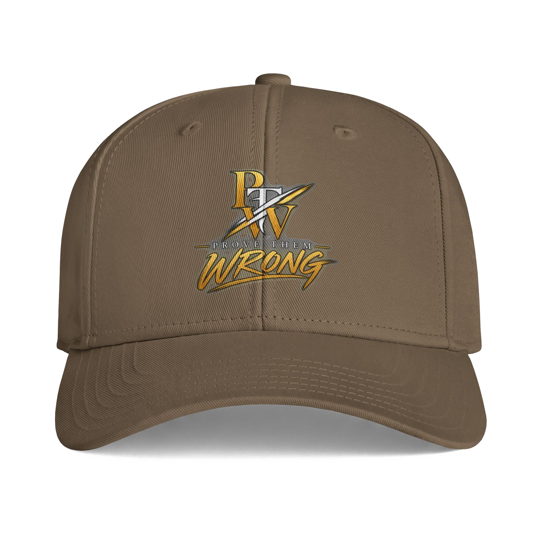 Wrong Icon Cap - Retro Lightning Logo Embroidered Baseball Hat