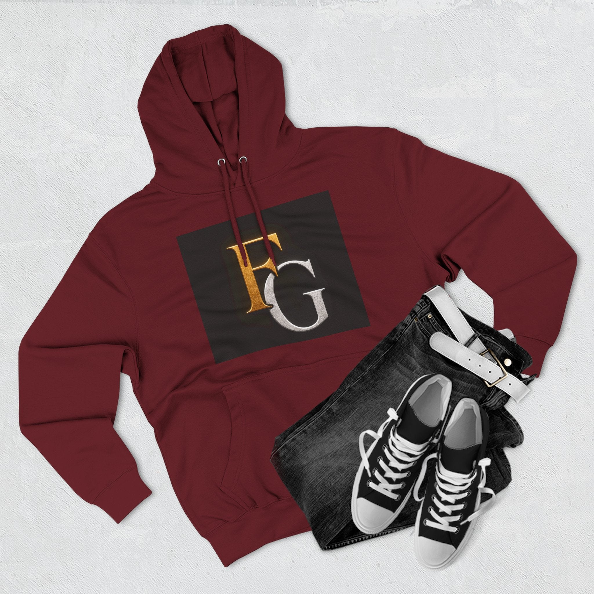 Still Standing Lion Hoodie — Inspirational Graphic Fleece Hoodie