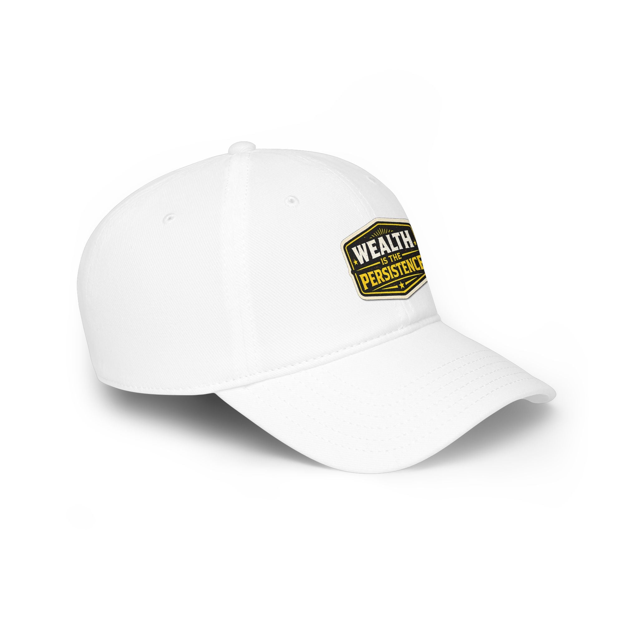 Wealth Is The Persistence Embroidered Baseball Cap