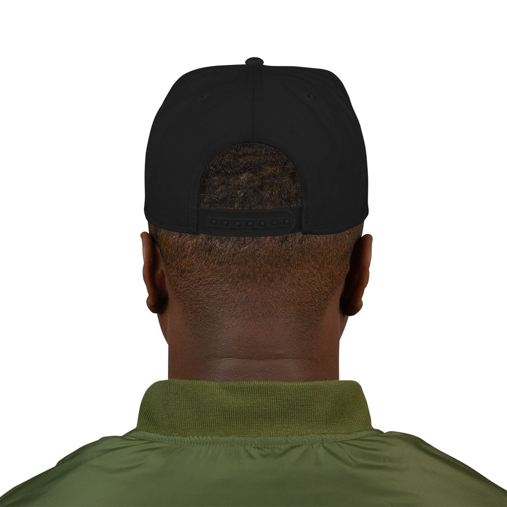 Snapback Hat - Camo Bear Embroidered Patch Cap