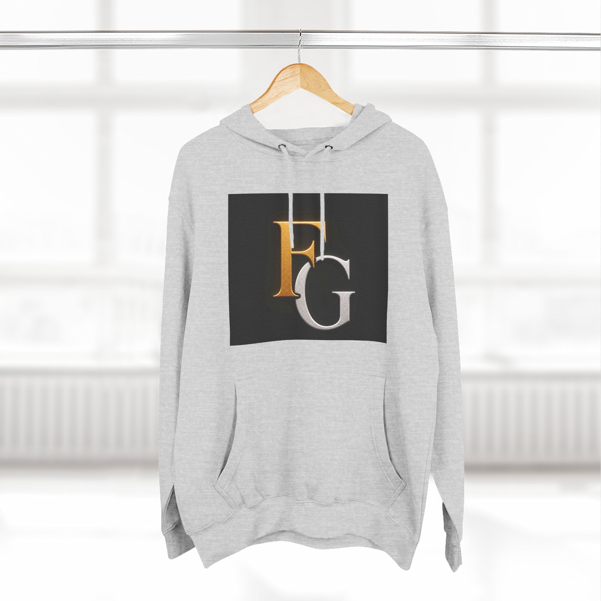 Still Standing Lion Hoodie — Inspirational Graphic Fleece Hoodie