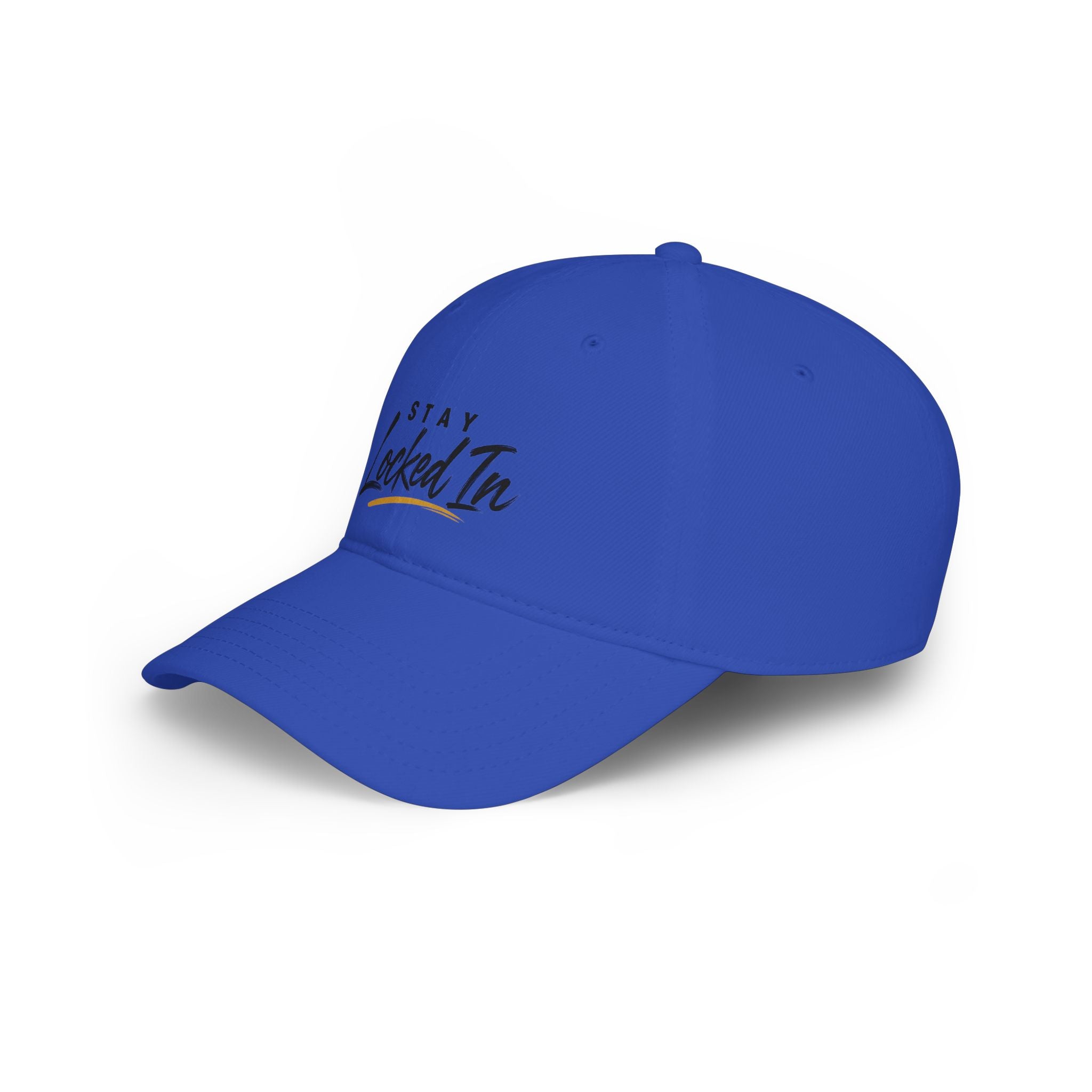 Stay Locked In Baseball Cap — Low Profile Red Dad Hat
