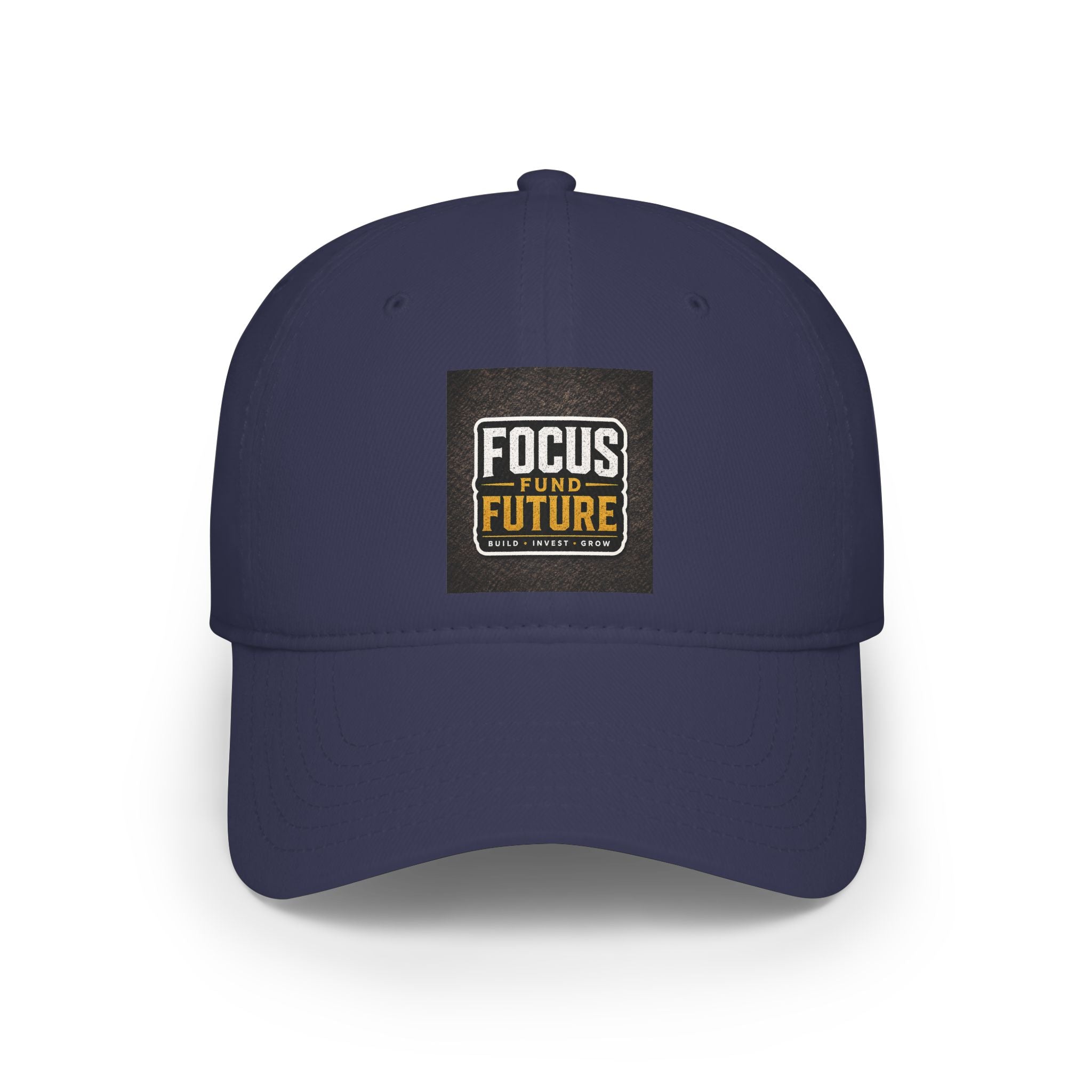 Low Profile Baseball Cap — "Focus and Future" Embroidered Patch Hat