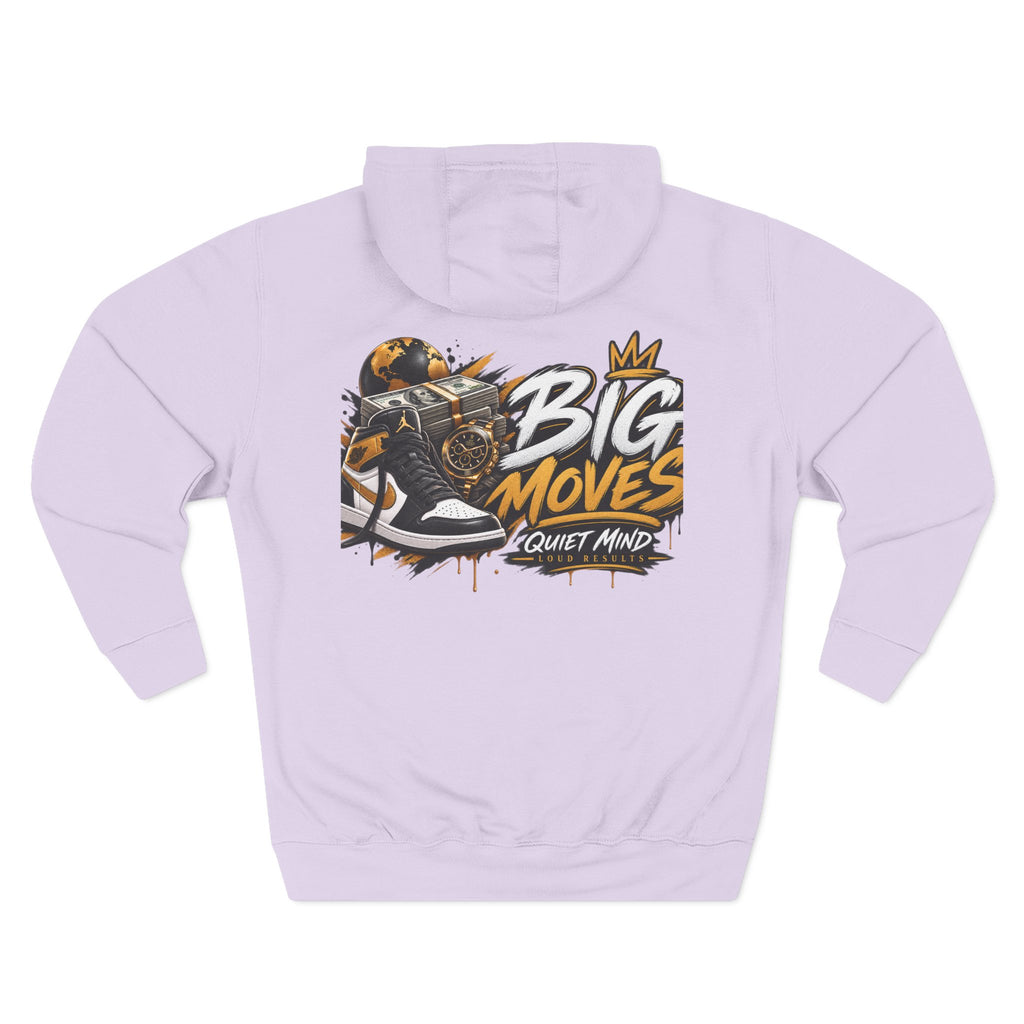 Big Moves Graphic Hoodie — 'Big Moves, Quiet Mind' Streetwear Pullover