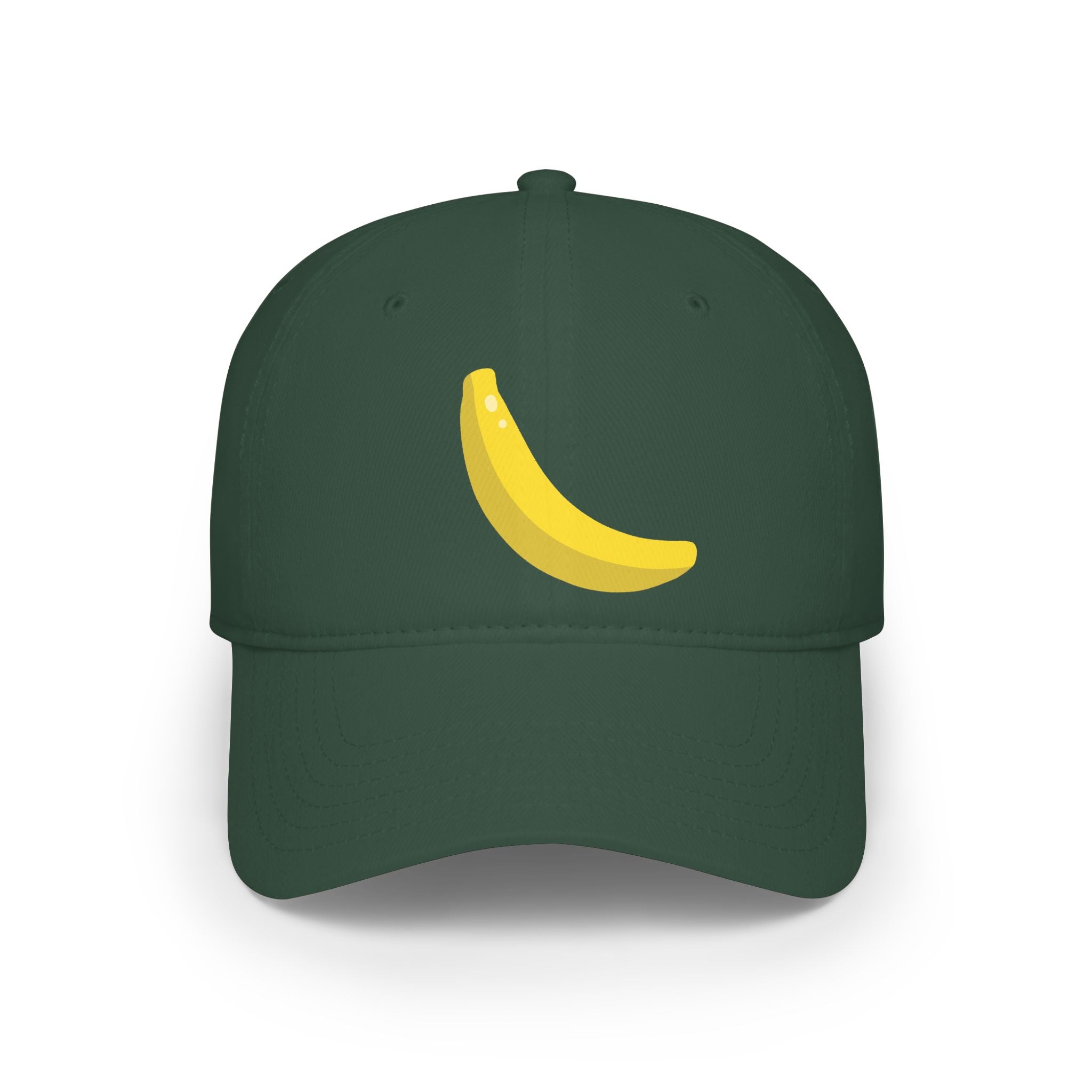 Banana Embroidered Cap - Low Profile Baseball Hat