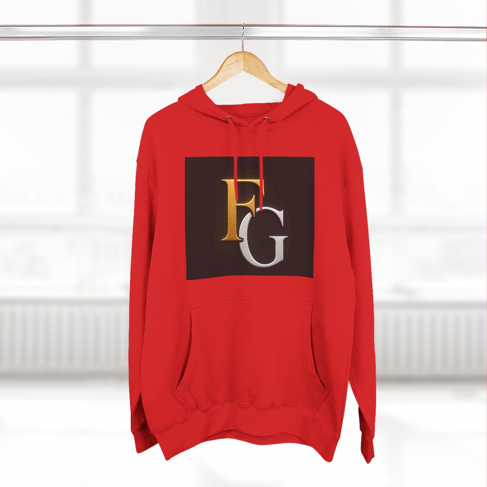 Still Standing Lion Hoodie — Inspirational Graphic Fleece Hoodie