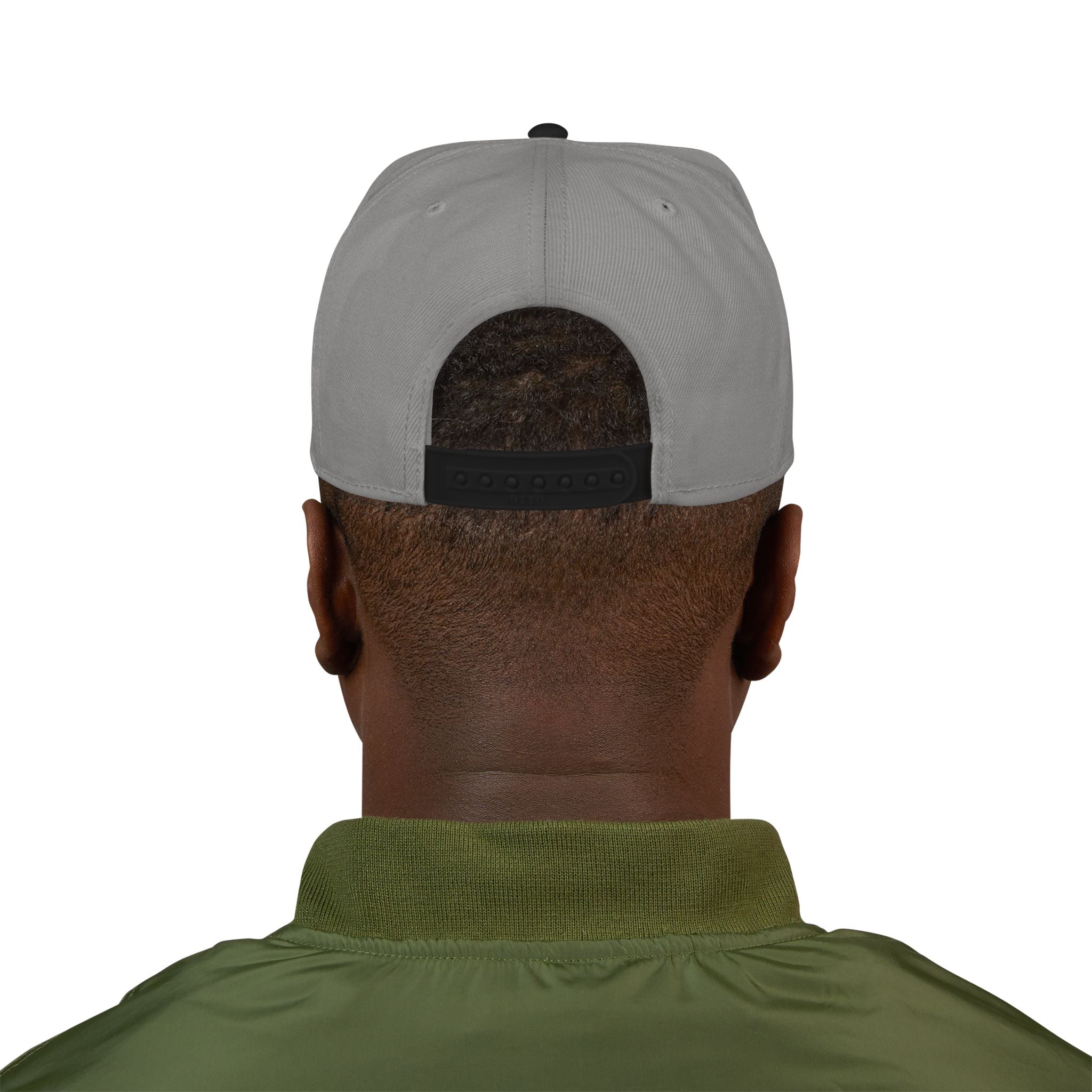 Snapback Hat - Camo Bear Embroidered Patch Cap